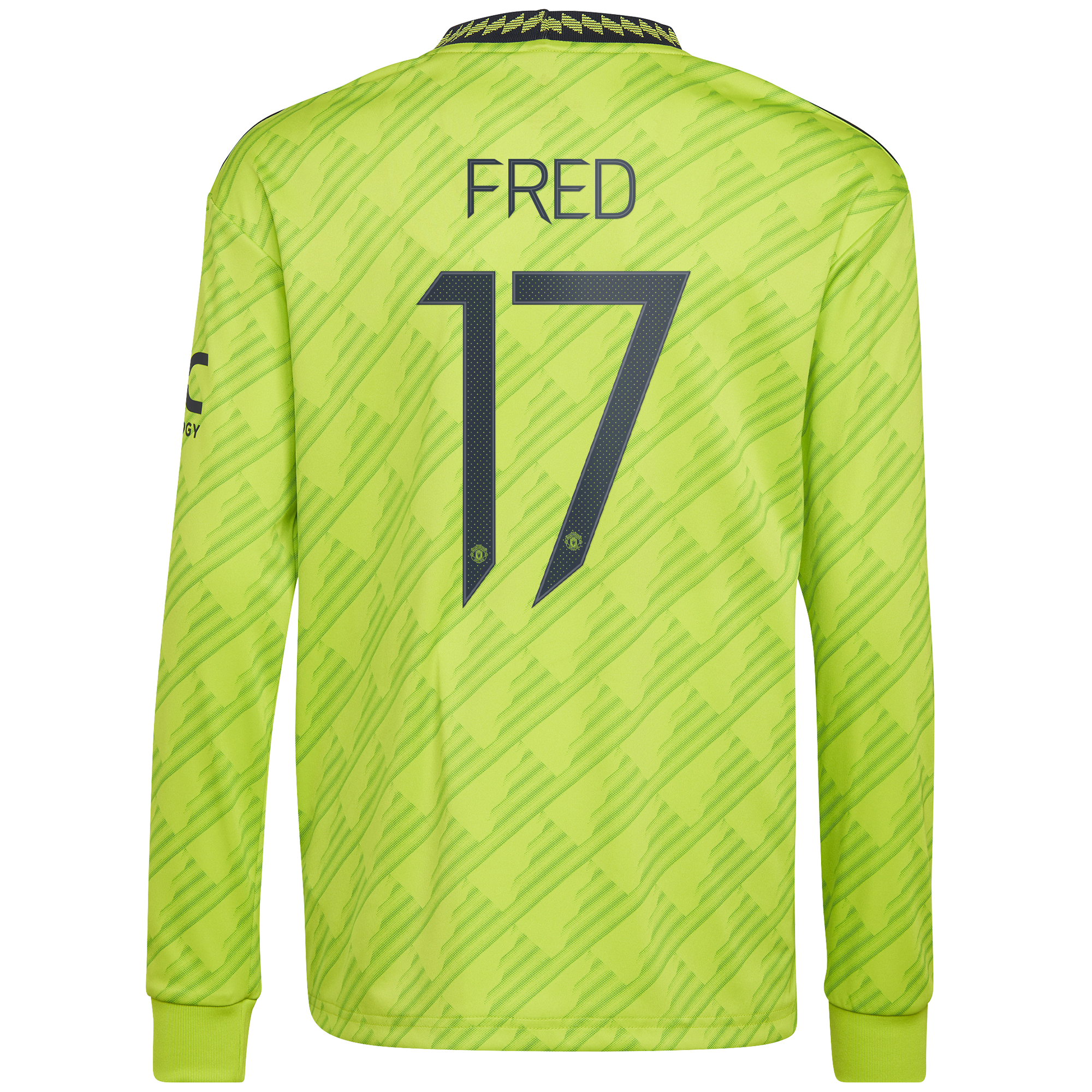 Manchester United Cup Third Shirt 2022-23 - Long Sleeve with Fred 17 printing
