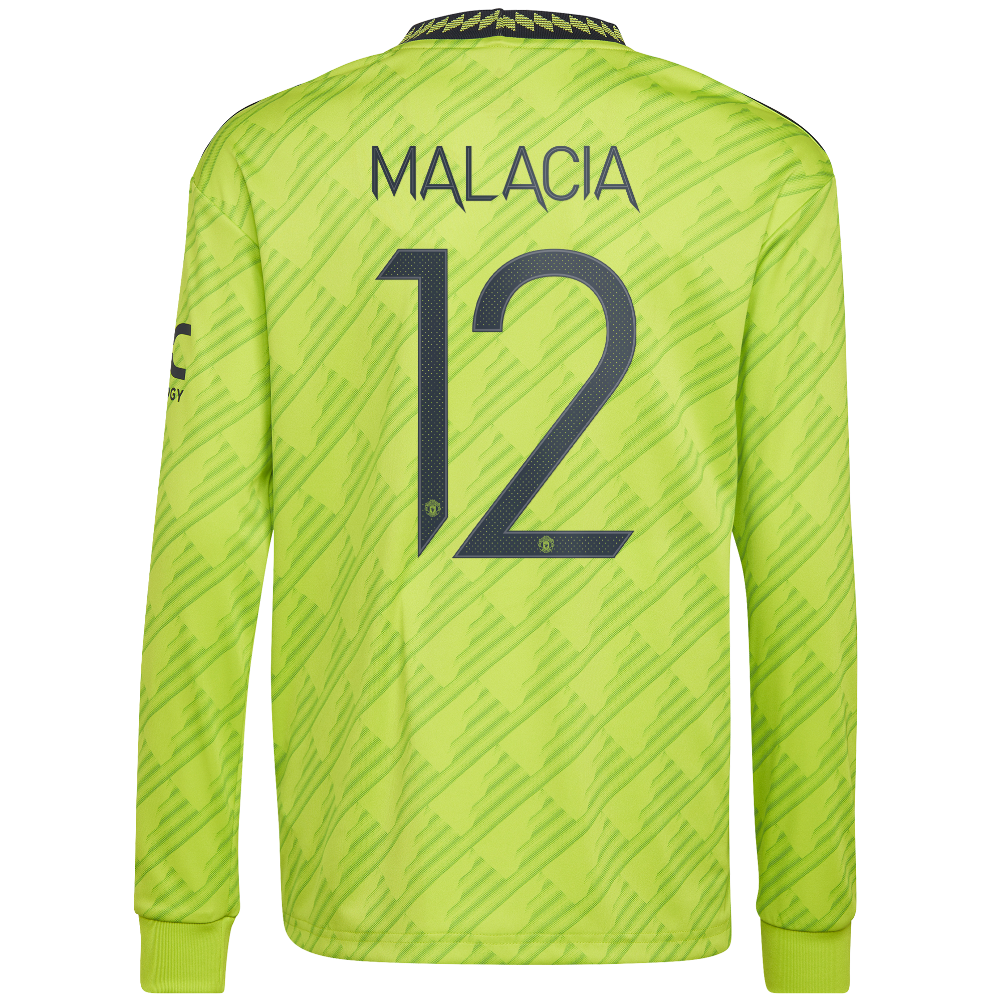 Manchester United Cup Third Shirt 2022-23 - Long Sleeve with Malacia 12 printing