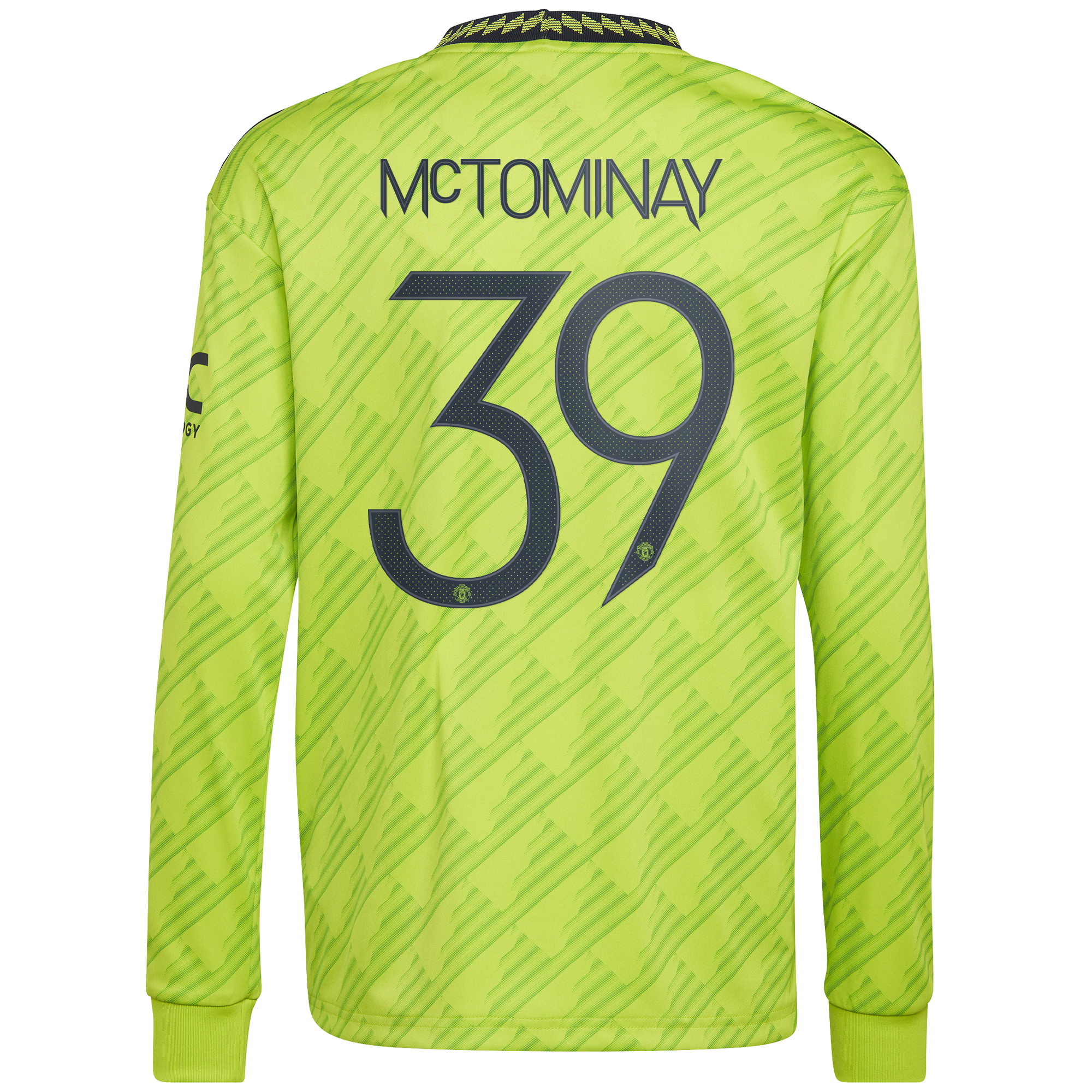 Manchester United Cup Third Shirt 2022-23 - Long Sleeve with McTominay 39 printing