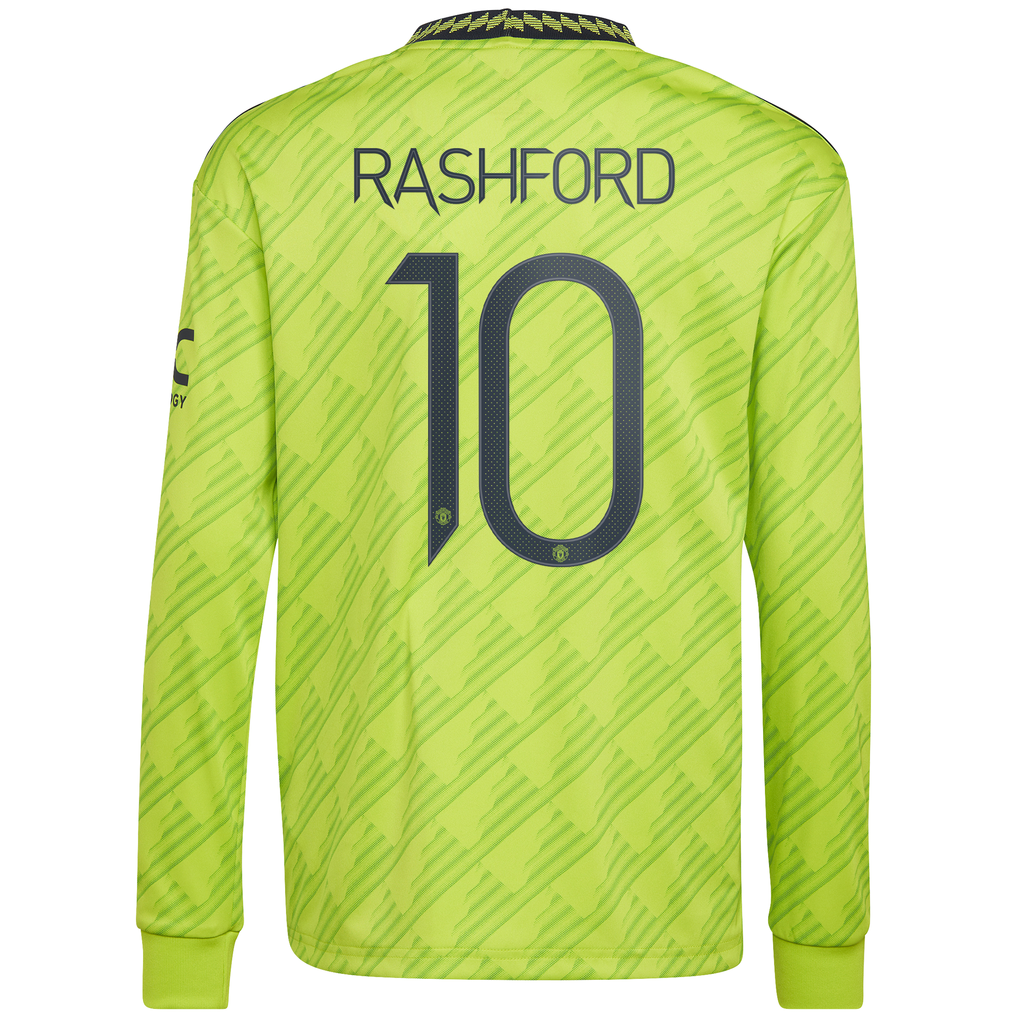 Manchester United Cup Third Shirt 2022-23 - Long Sleeve with Rashford 10 printing
