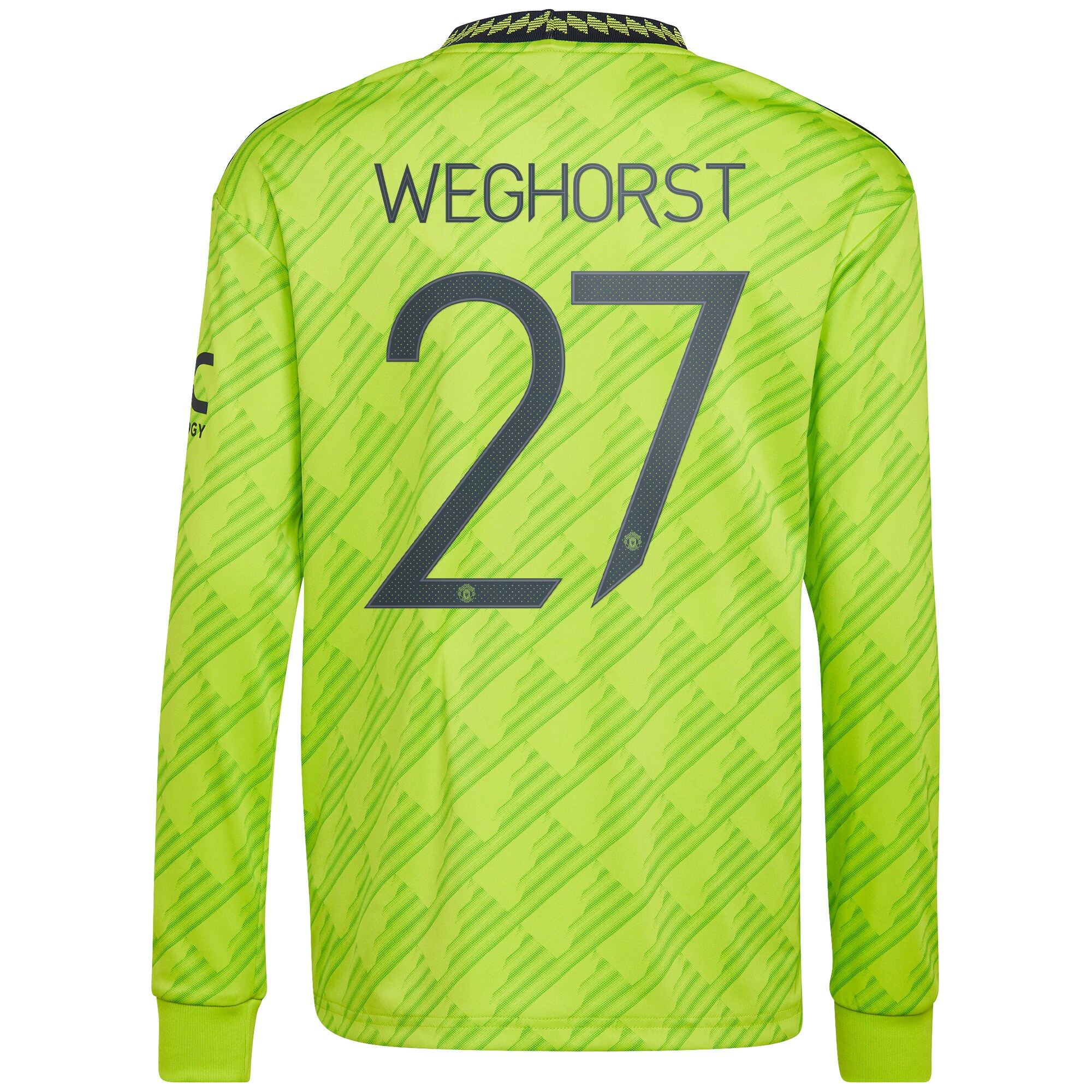 Manchester United Cup Third Shirt 2022-23 - Long Sleeve with Weghorst 27 printing