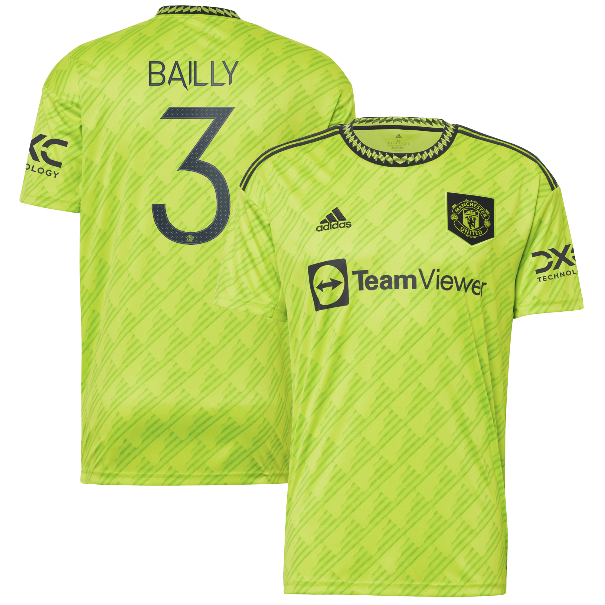Manchester United Cup Third Shirt 2022-23 with Bailly 3 printing