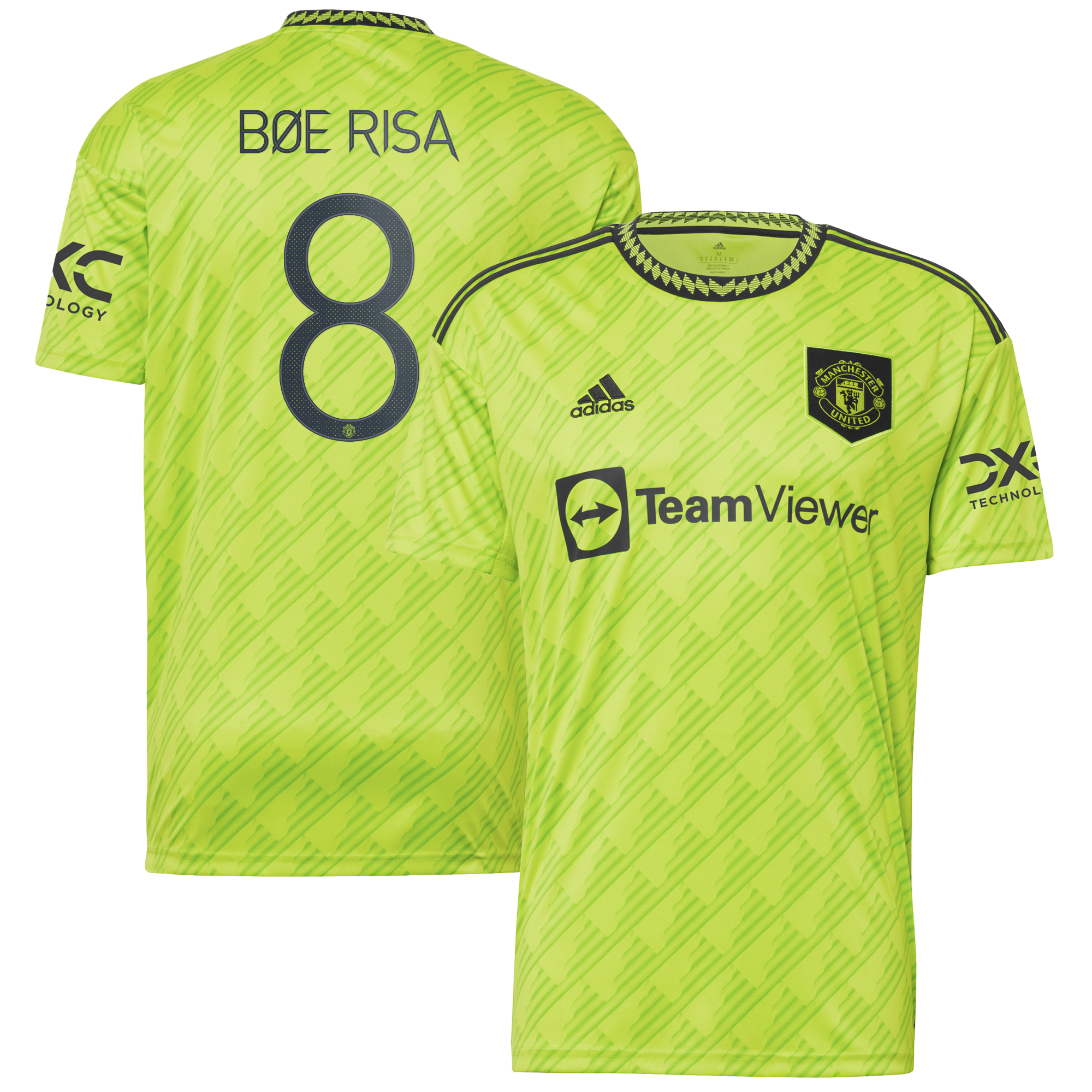 Manchester United Cup Third Shirt 2022-23 with Bøe Risa 8 printing