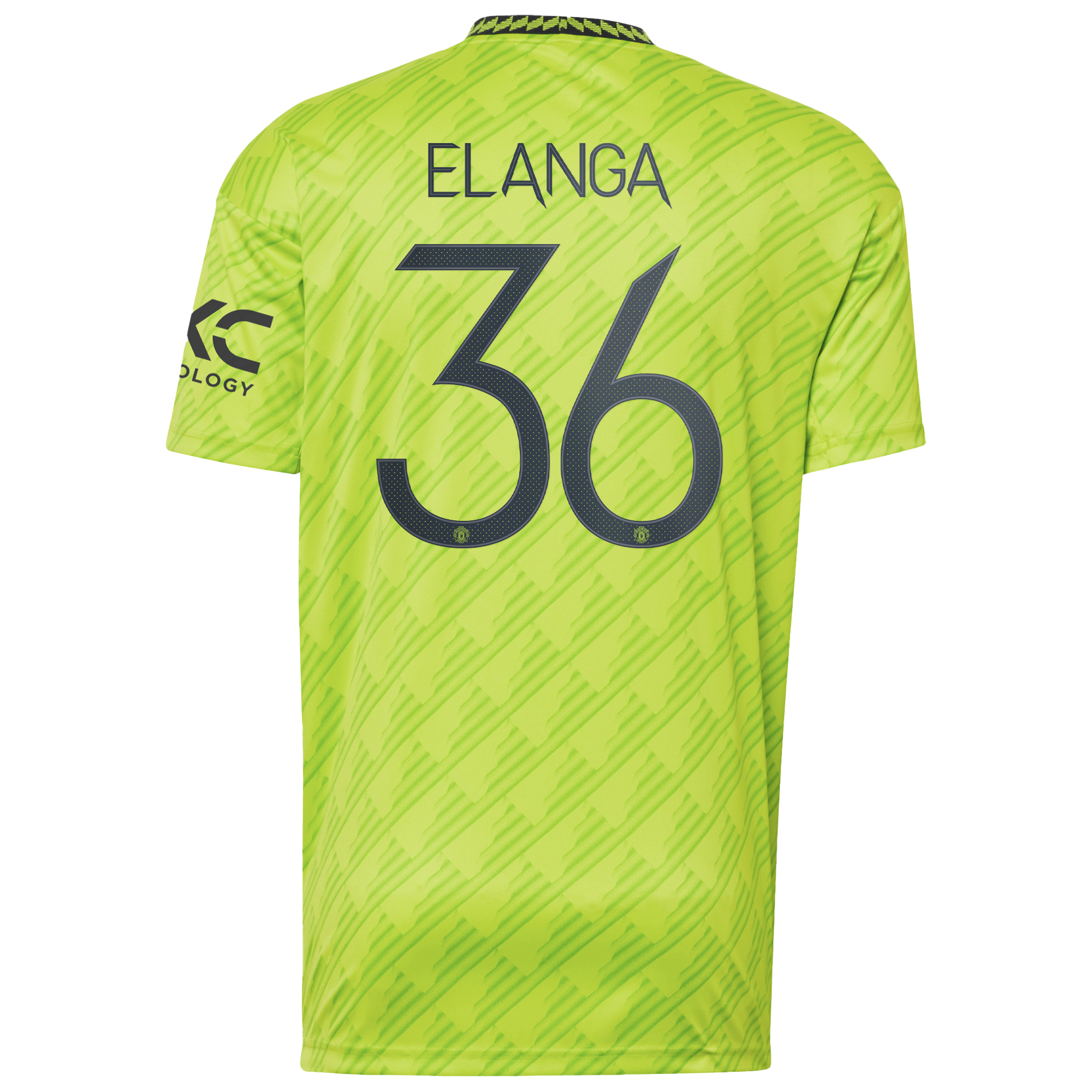Manchester United Cup Third Shirt 2022-23 with Elanga 36 printing
