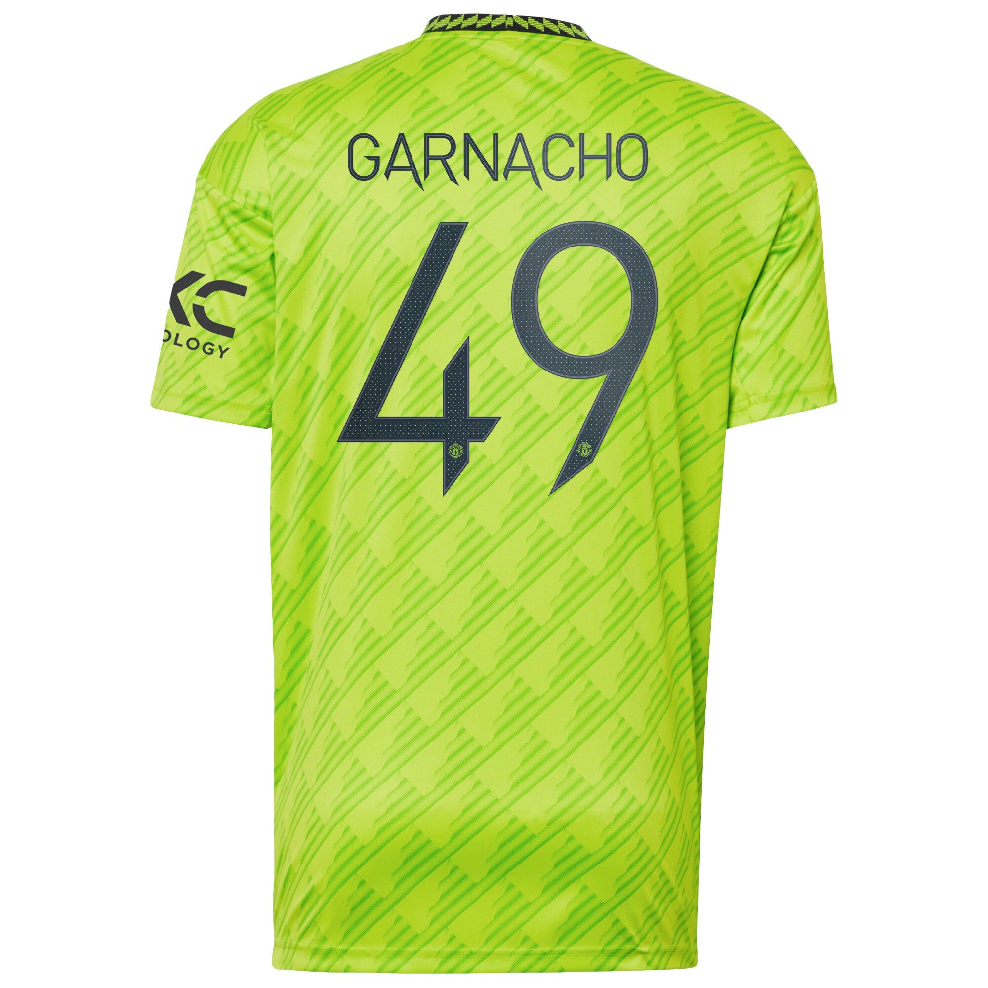 Manchester United Cup Third Shirt 2022-23 with Garnacho 49 printing