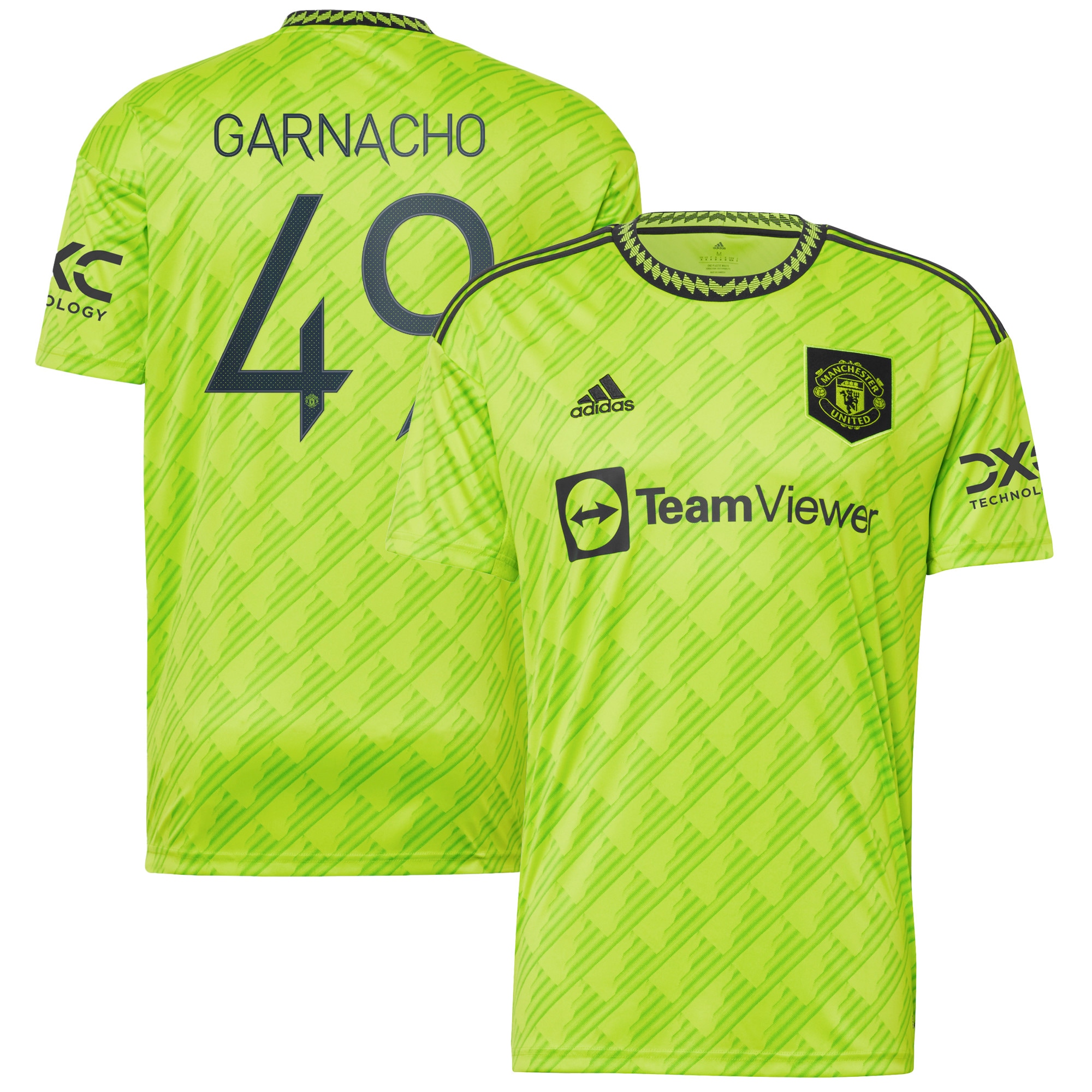 Manchester United Cup Third Shirt 2022-23 with Garnacho 49 printing