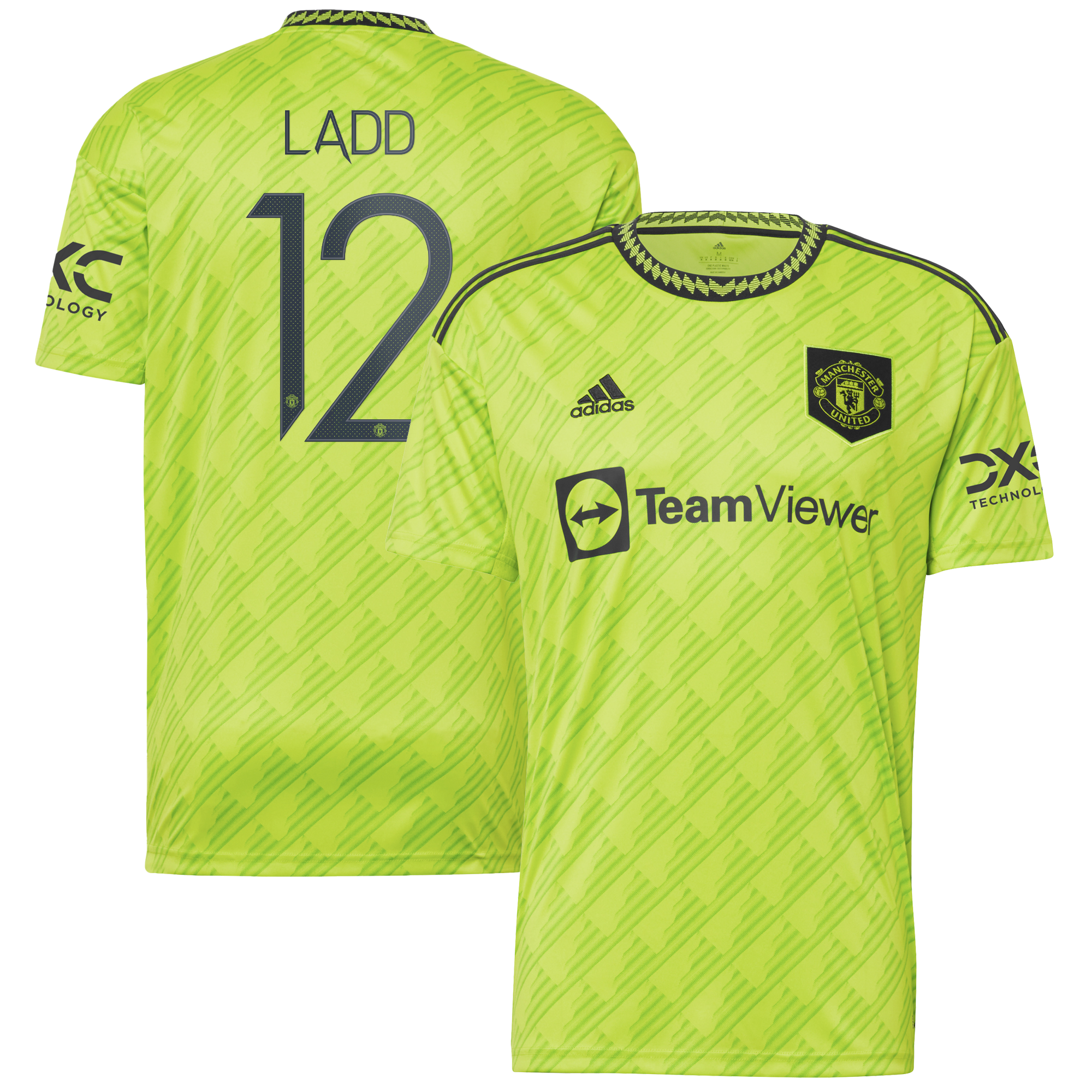 Manchester United Cup Third Shirt 2022-23 with Ladd 12 printing