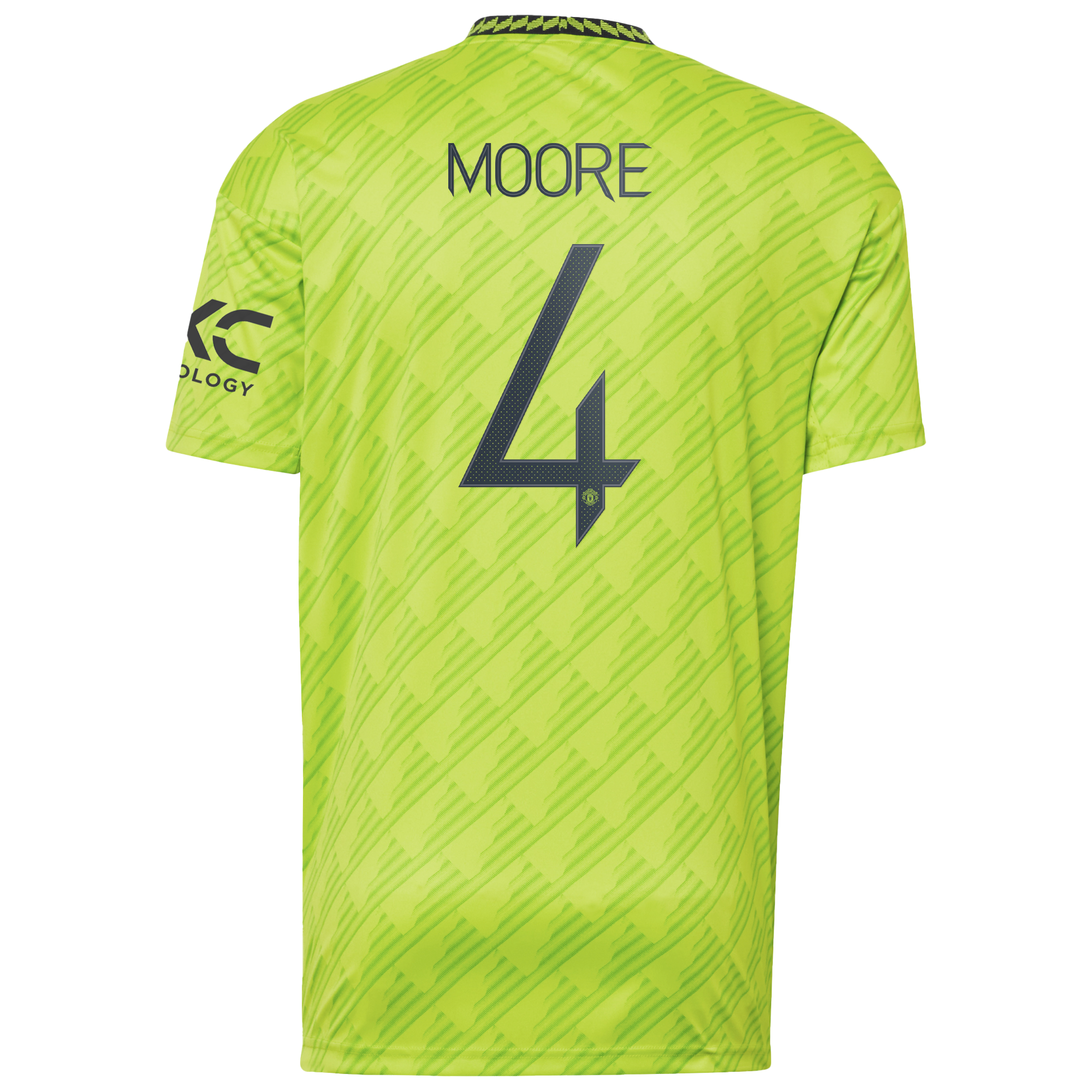 Manchester United Cup Third Shirt 2022-23 with Moore 4 printing