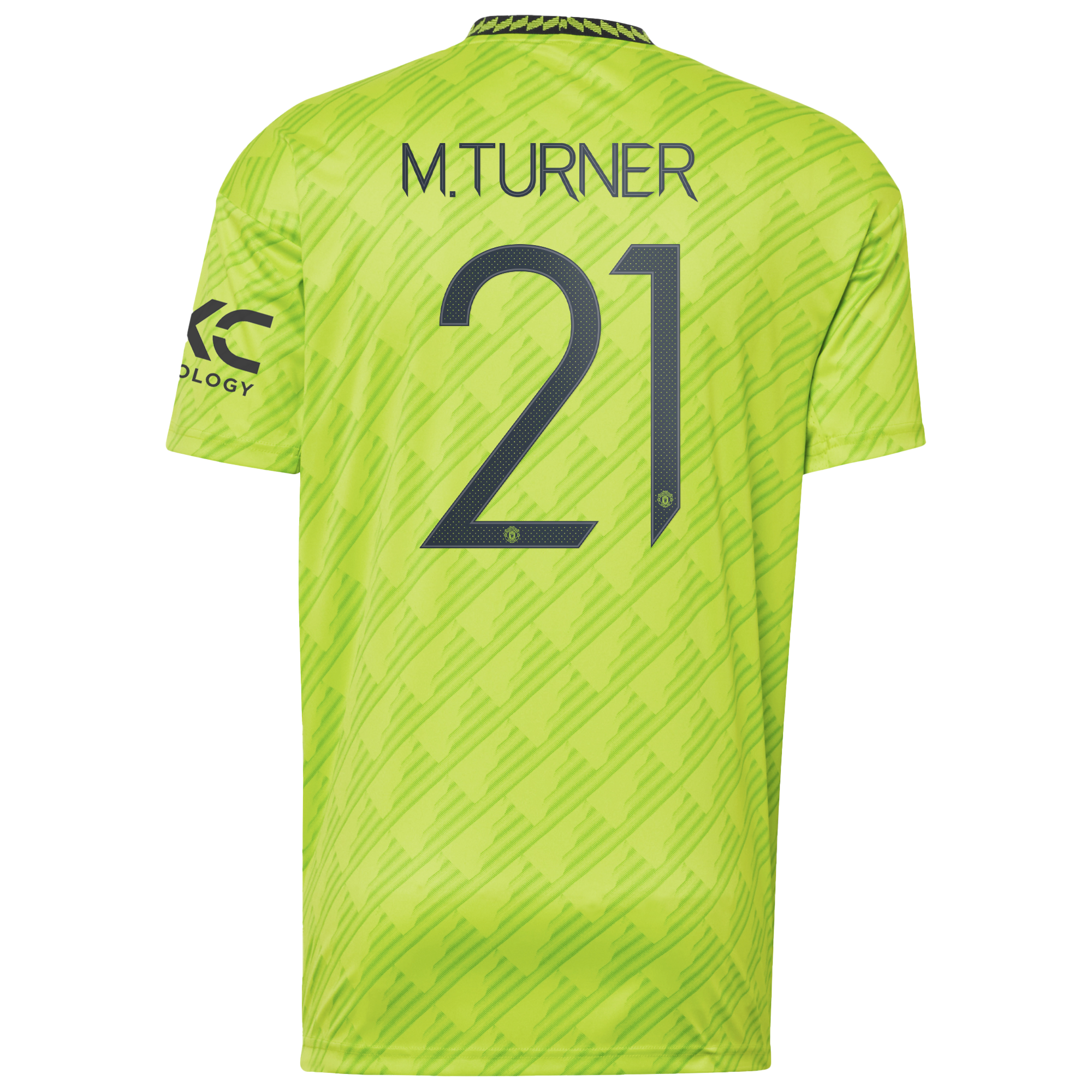 Manchester United Cup Third Shirt 2022-23 with M.Turner 21 printing