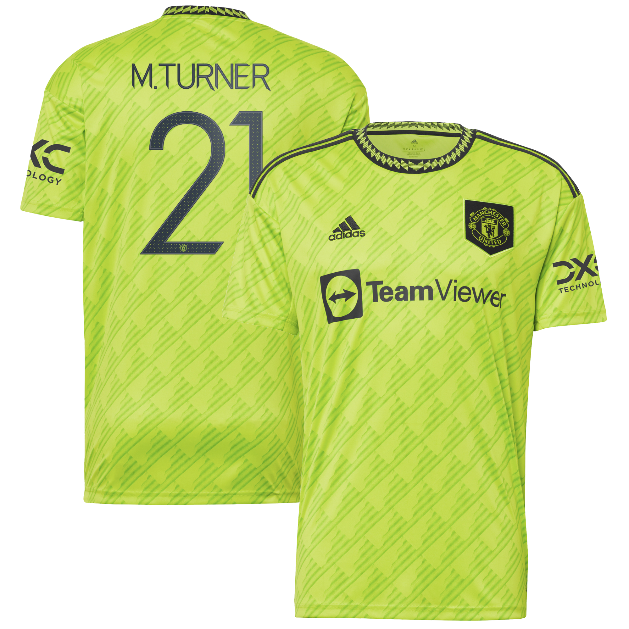 Manchester United Cup Third Shirt 2022-23 with M.Turner 21 printing