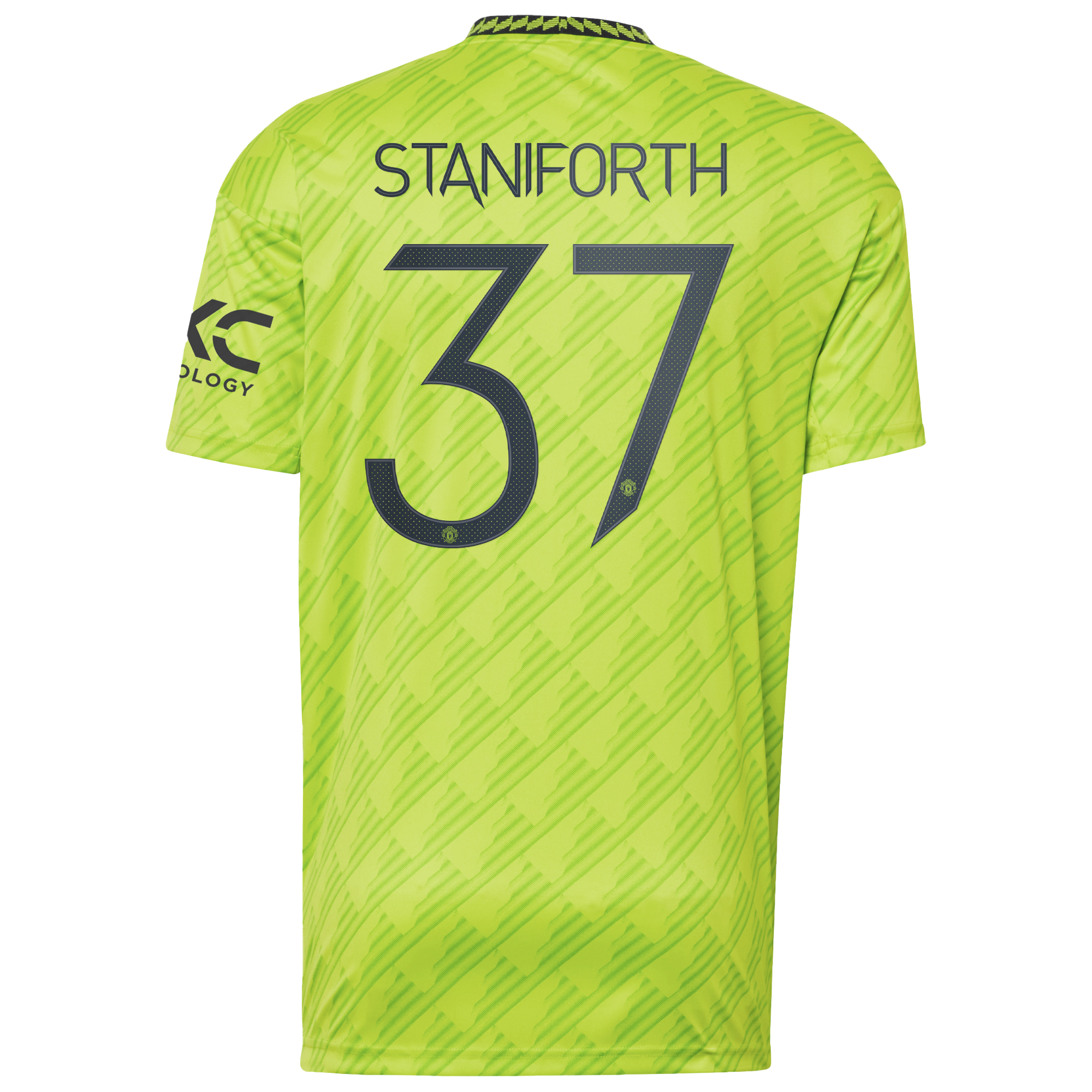 Manchester United Cup Third Shirt 2022-23 with Staniforth 37 printing