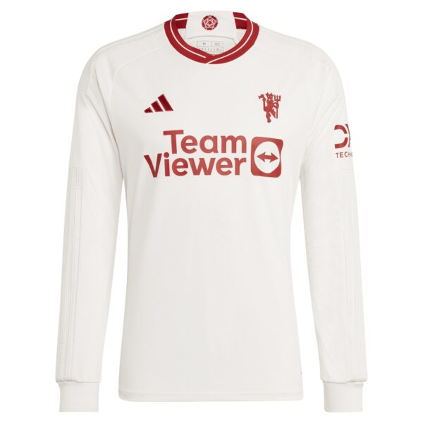 Manchester United Cup Third Shirt 2023-24 Long sleeve with Højlund 11 printing