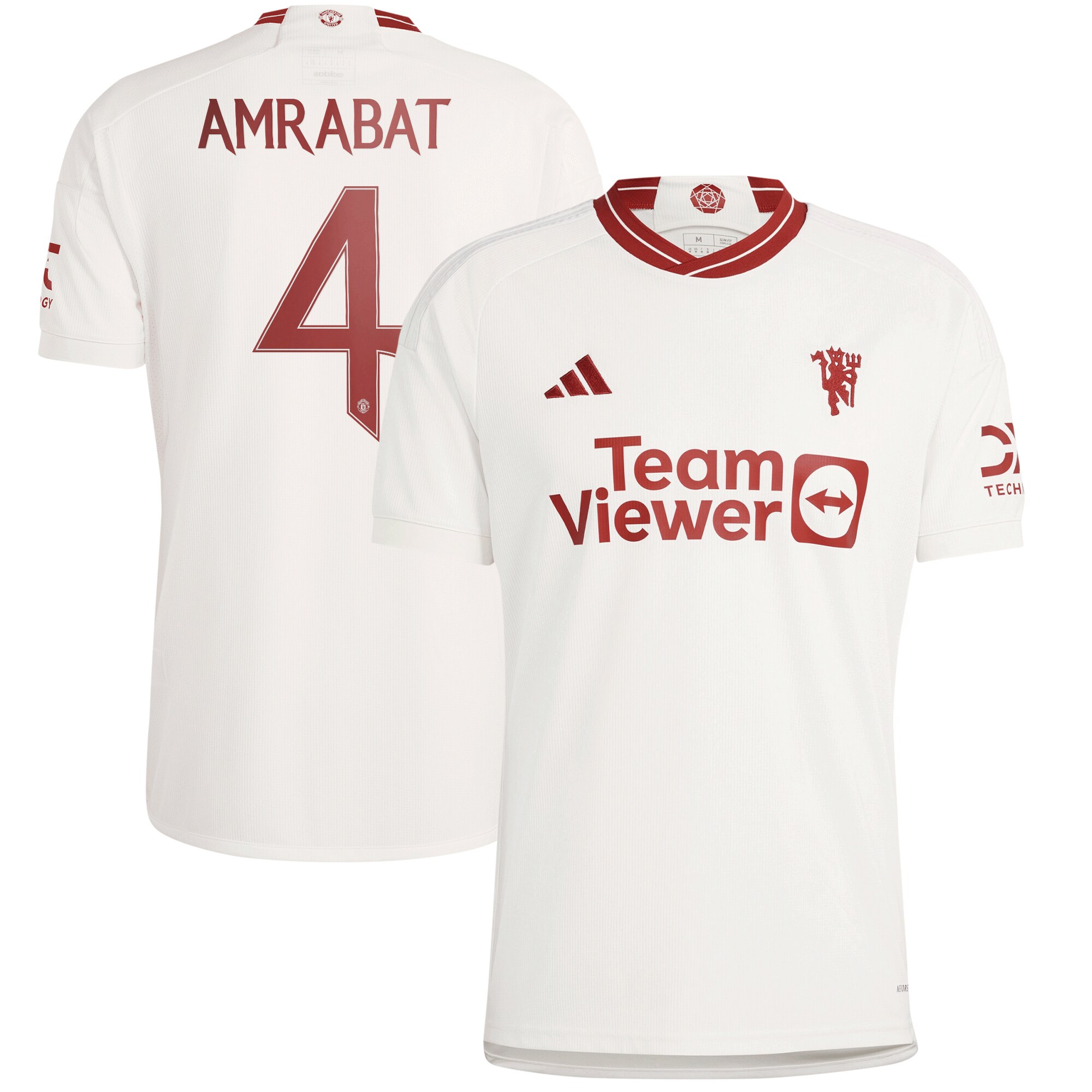 Manchester United Cup Third Shirt 2023-24 with Amrabat 4 printing
