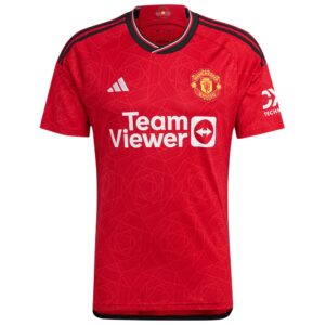 Manchester United EPL Home Shirt 2023-24 with Amrabat 4 printing