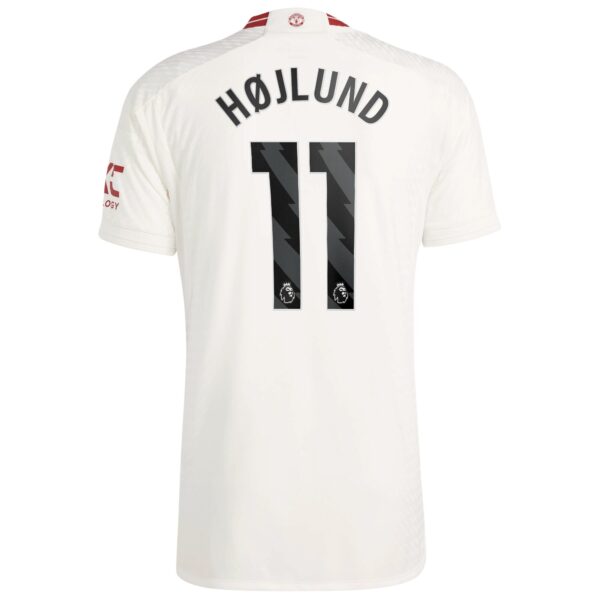Manchester United EPL Third Authentic Shirt 2023-24 with Højlund 11 printing