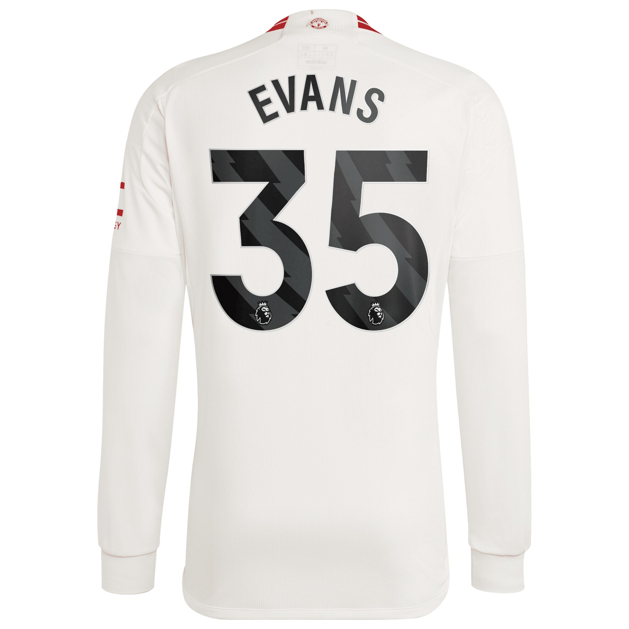 Manchester United EPL Third Shirt 2023-24 Long sleeve with Evans 35 printing