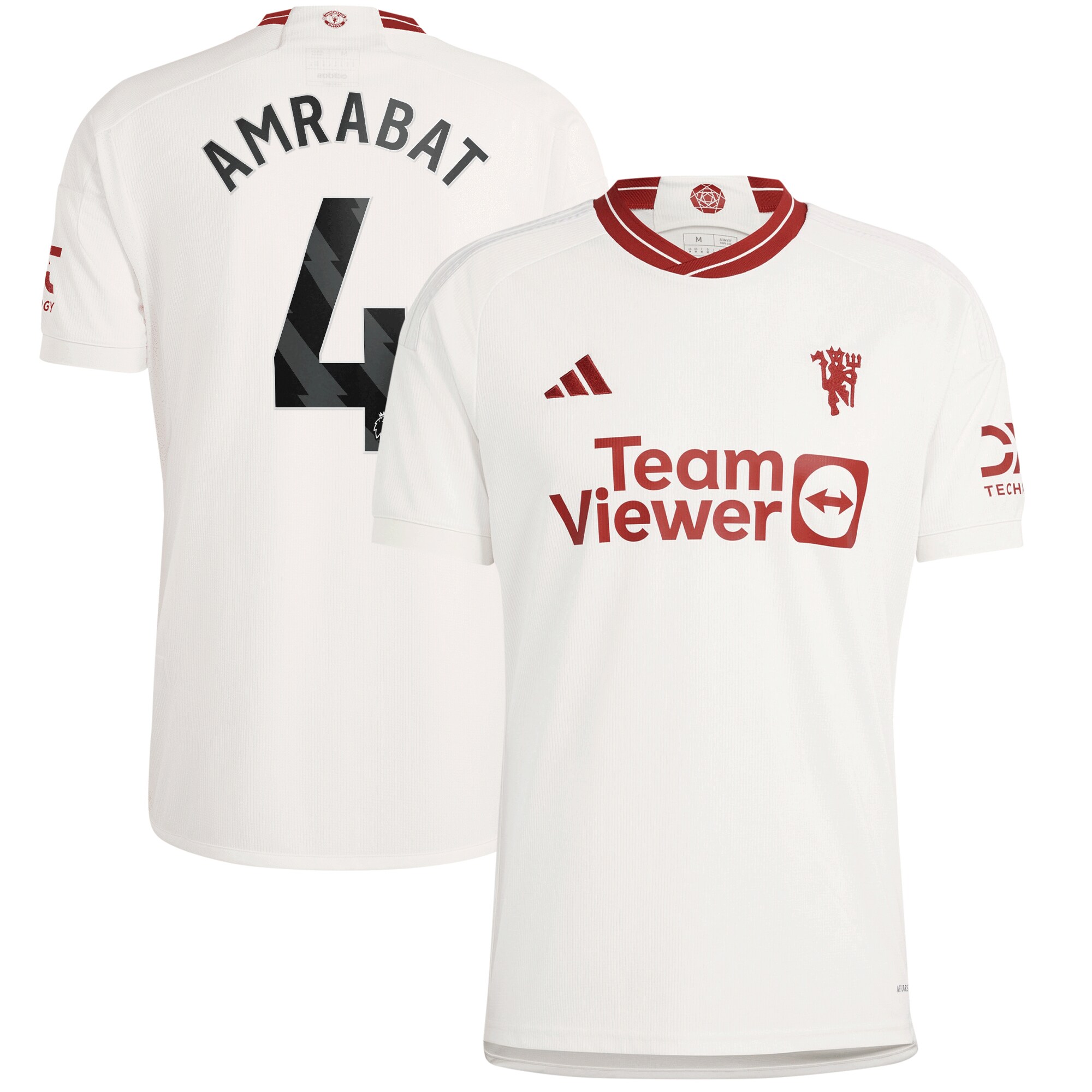 Manchester United EPL Third Shirt 2023-24 with Amrabat 4 printing