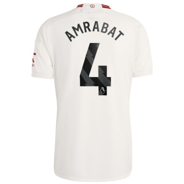Manchester United EPL Third Shirt 2023-24 with Amrabat 4 printing