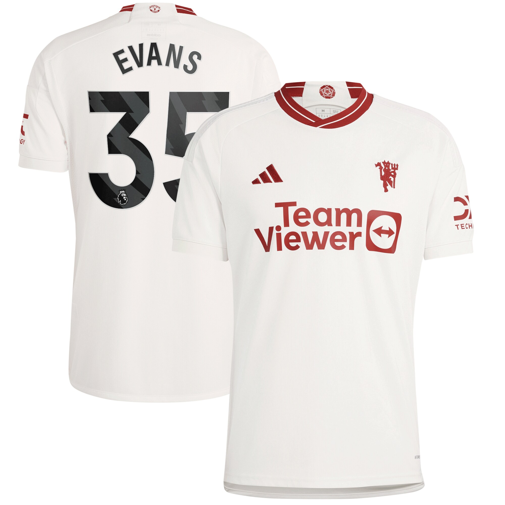 Manchester United EPL Third Shirt 2023-24 with Evans 35 printing