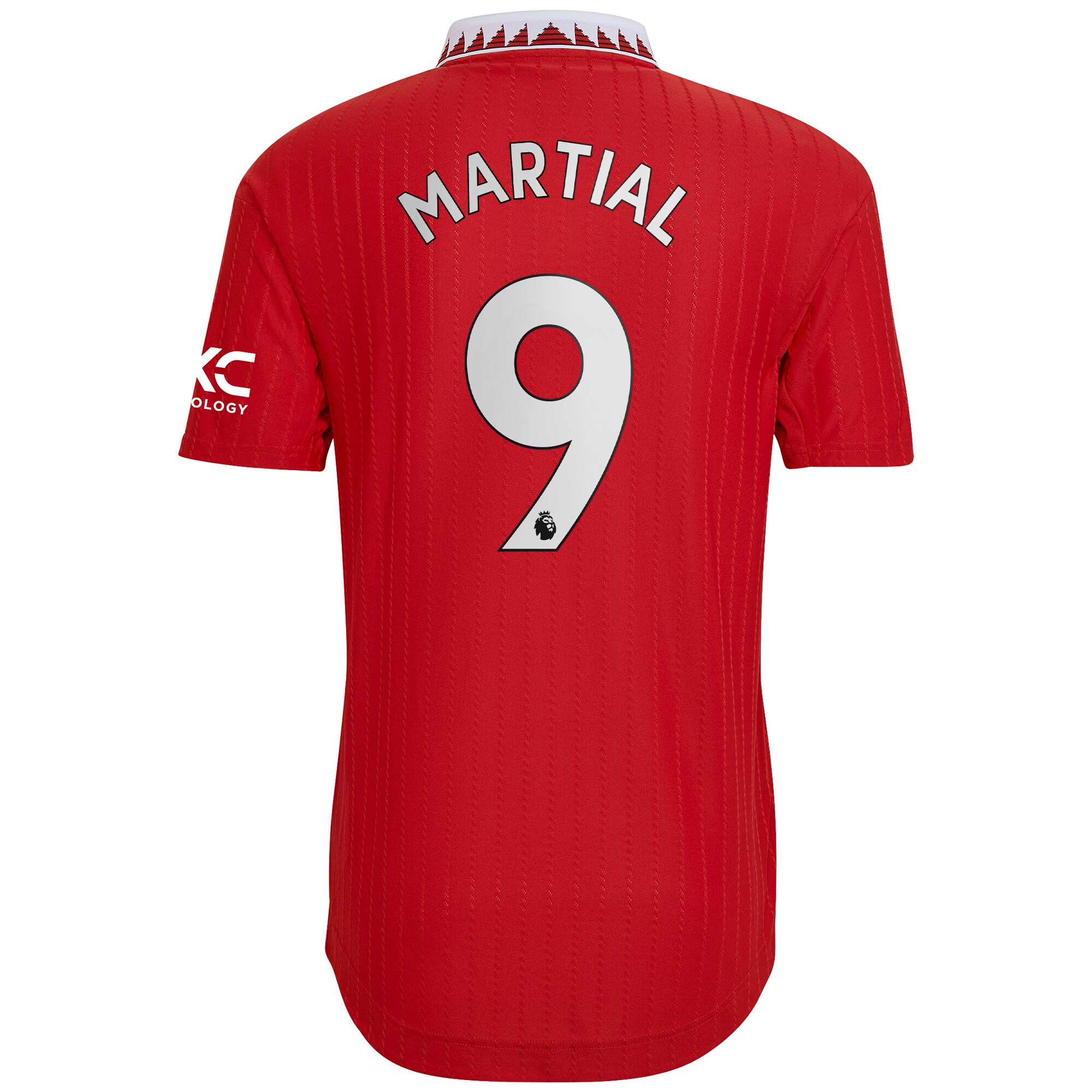 Manchester United Home Authentic Shirt 2022-2023 with Martial 9 printing