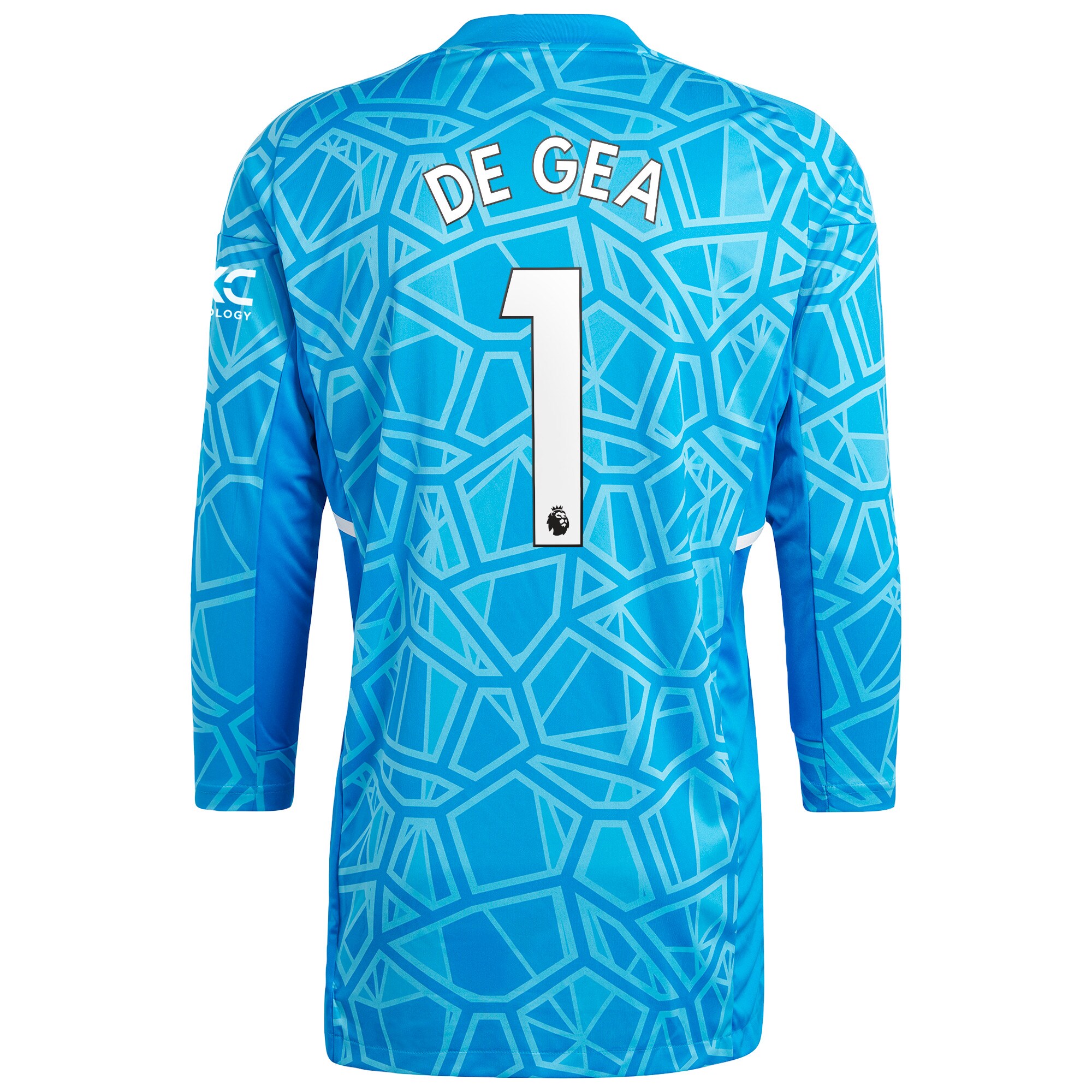 Manchester United Home Goalkeeper Shirt 2022-23 - Long Sleeve with De Gea 1 printing