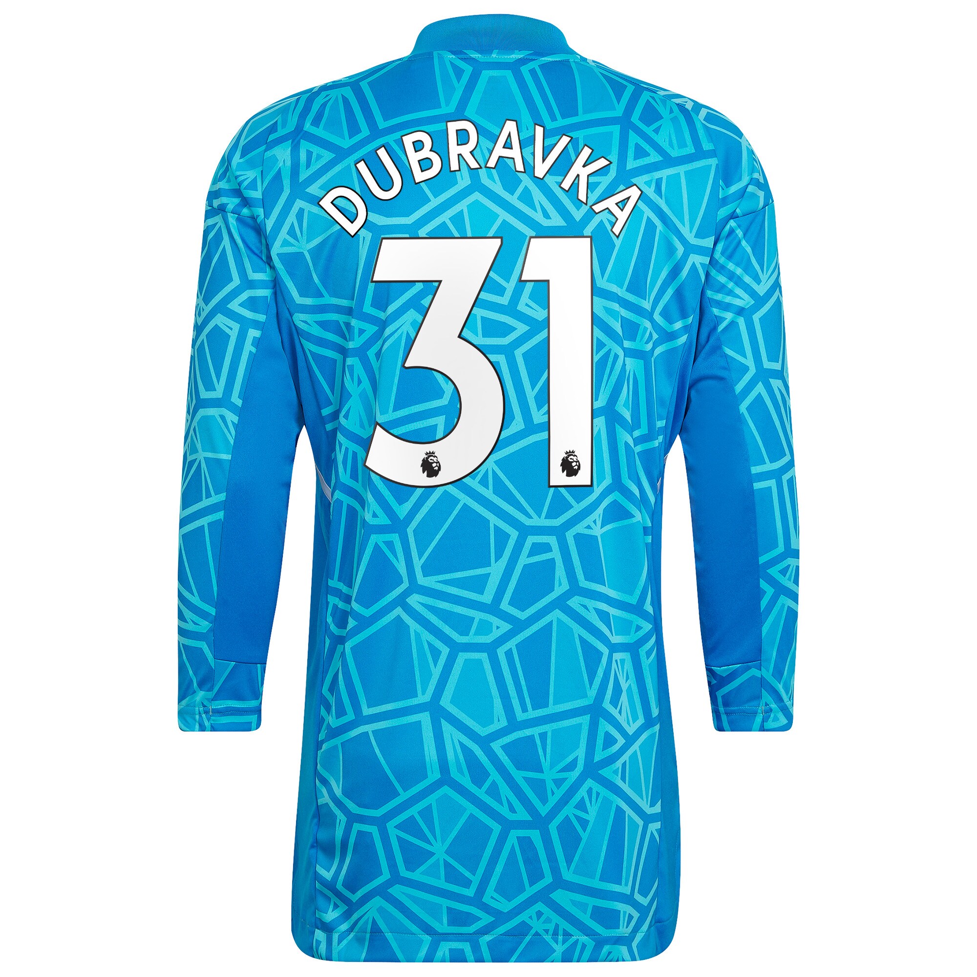 Manchester United Home Goalkeeper Shirt 2022-23 - Long Sleeve with Dubravka 31 printing