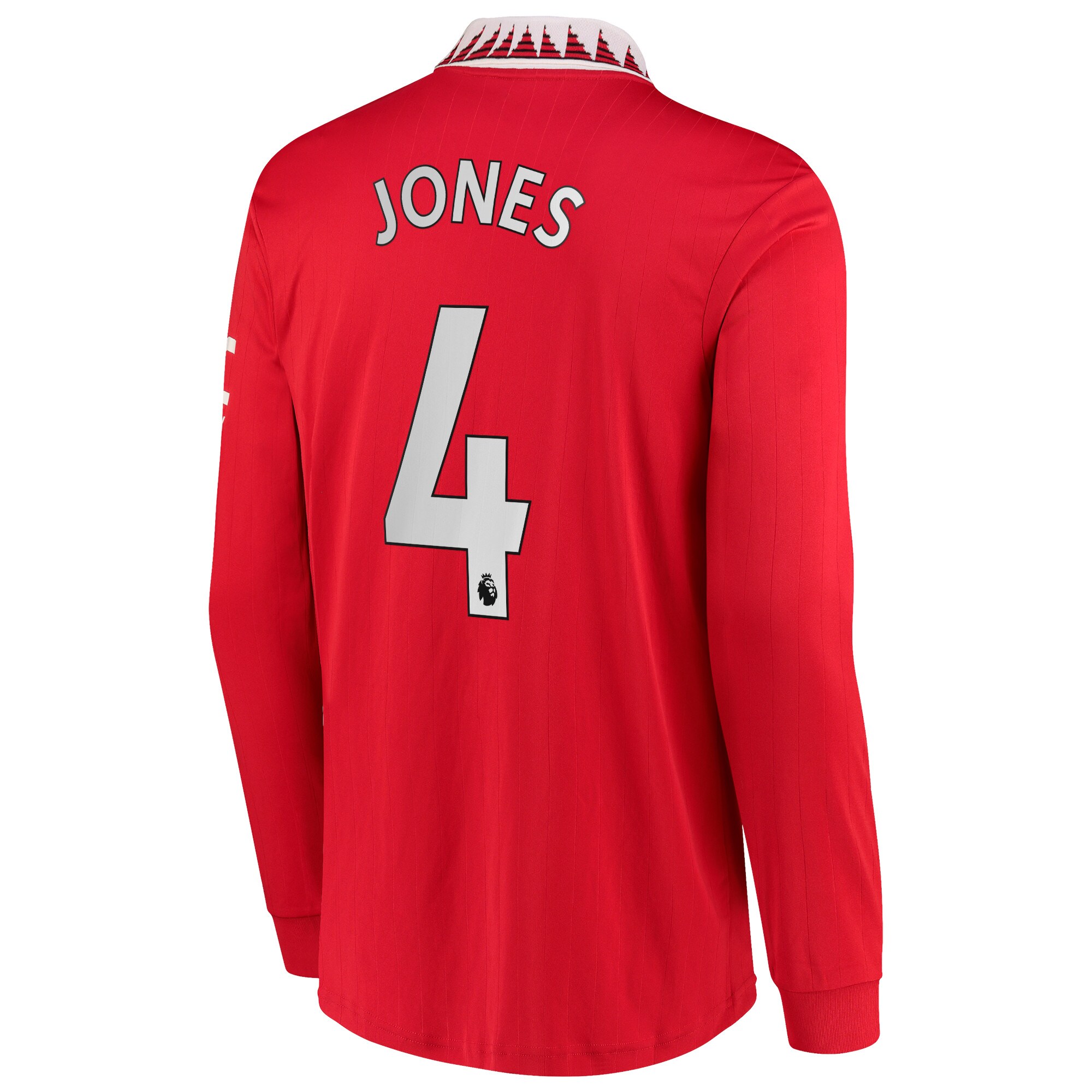 Manchester United Home Shirt 2022-23 - Long Sleeve with Jones 4 printing