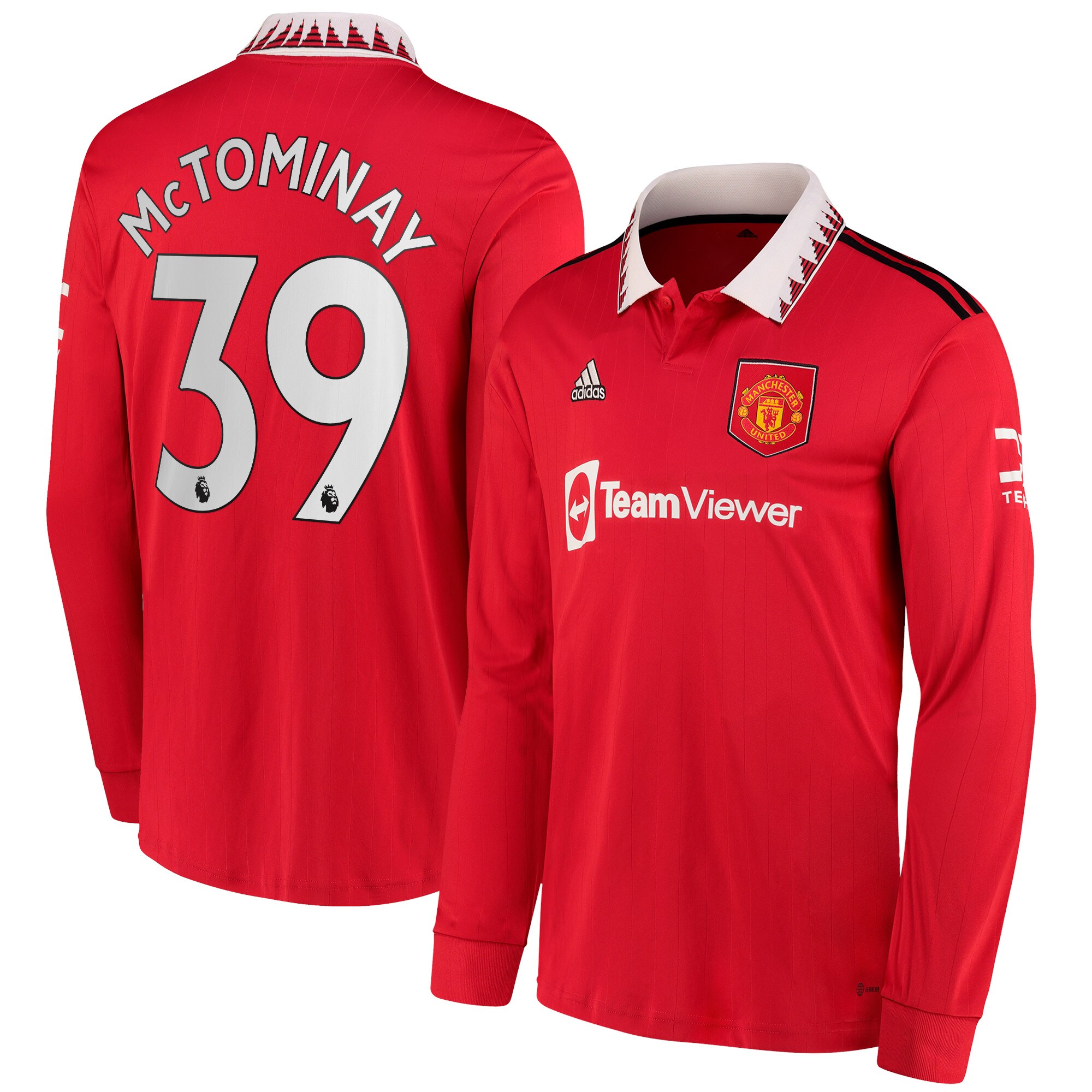Manchester United Home Shirt 2022-2023 with McTominay 39 printing