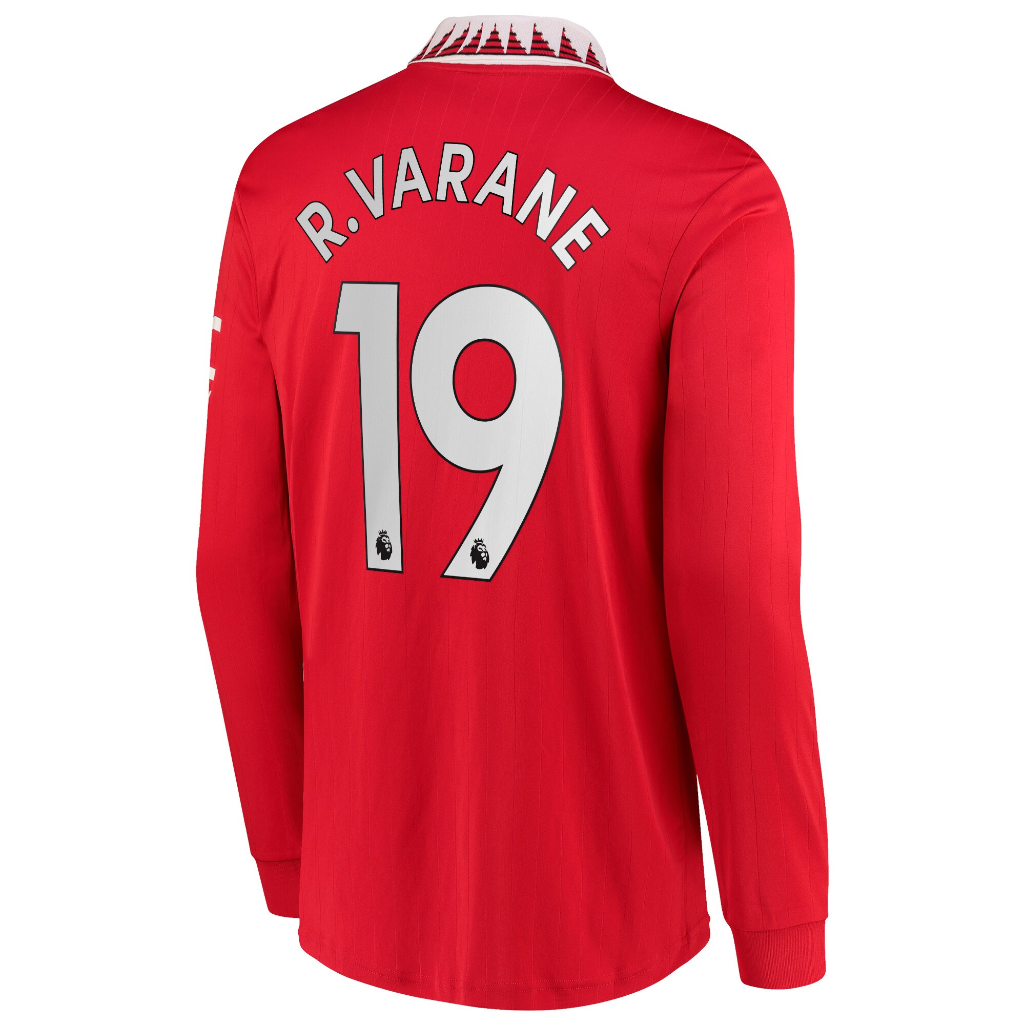 Manchester United Home Shirt 2022-2023 with R. Varane 19 printing