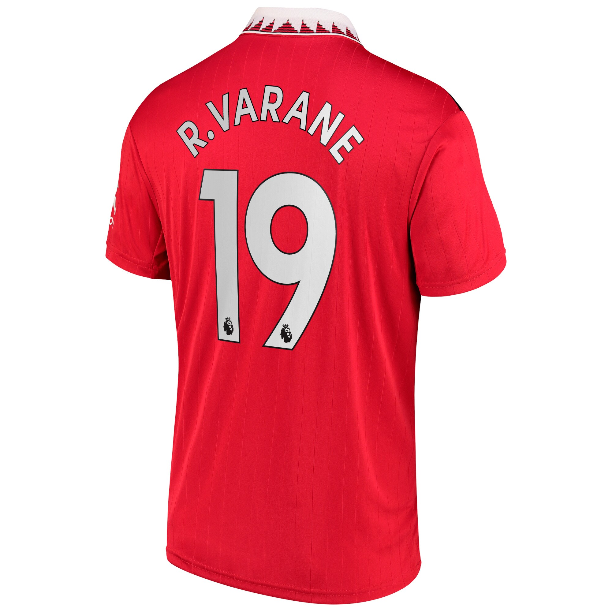 Adidas Manchester United Home Shirt 2022-2023 with R. Varane 19 Printing