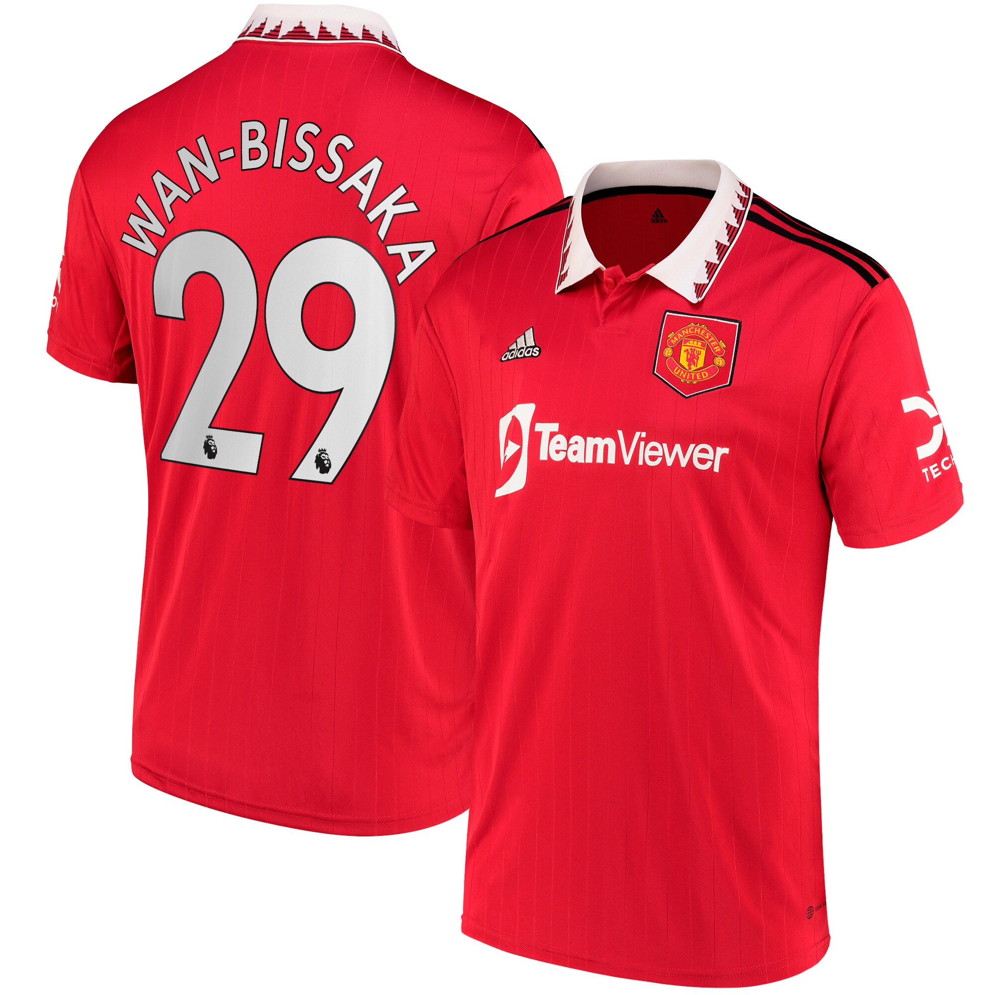 Manchester United Home Shirt 2022-23 with Wan-Bissaka 29 printing