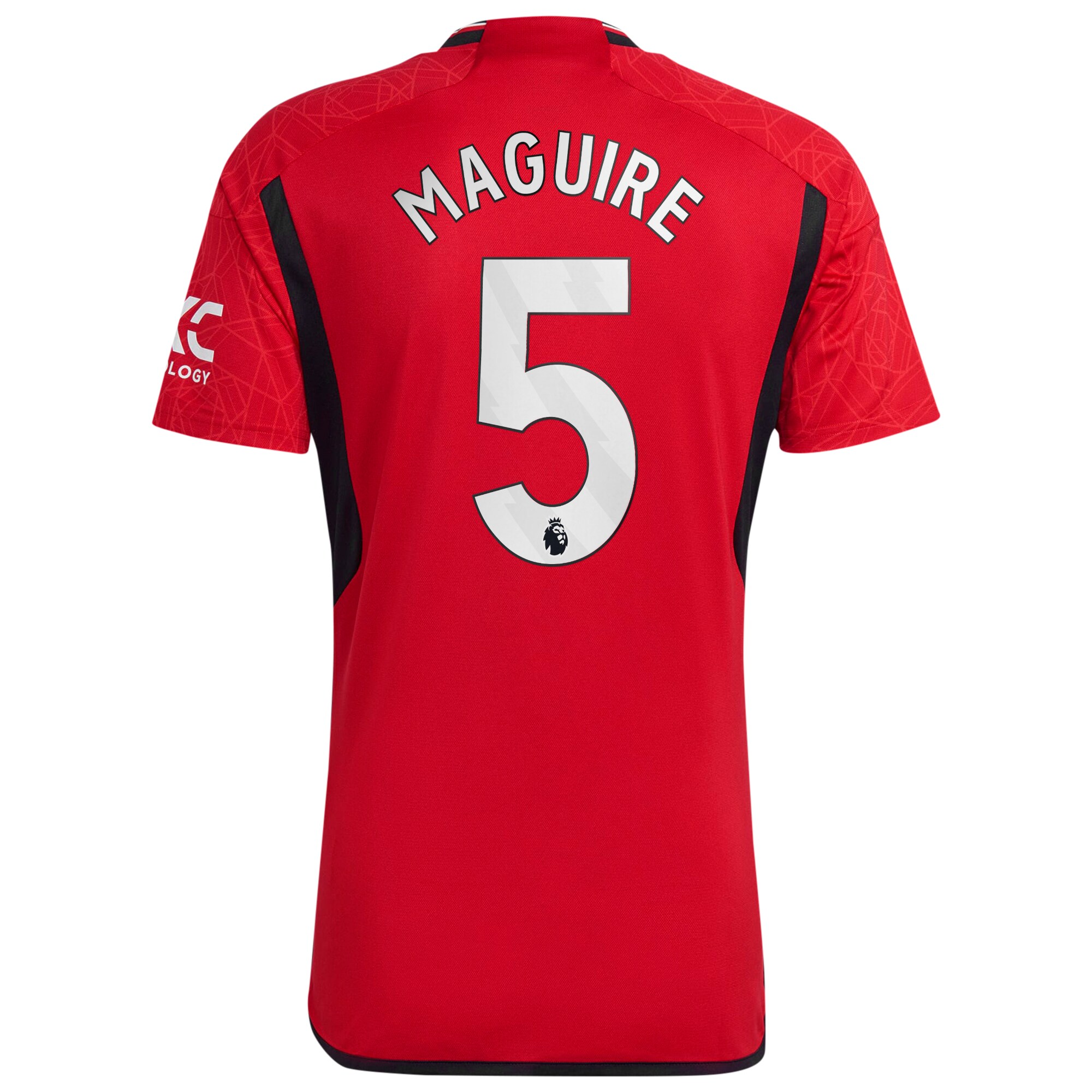 Manchester United Home Shirt 2023-24 with Maguire 5 printing