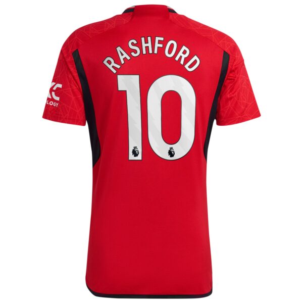 Manchester United Home Shirt 2023-24 with Rashford 10 printing
