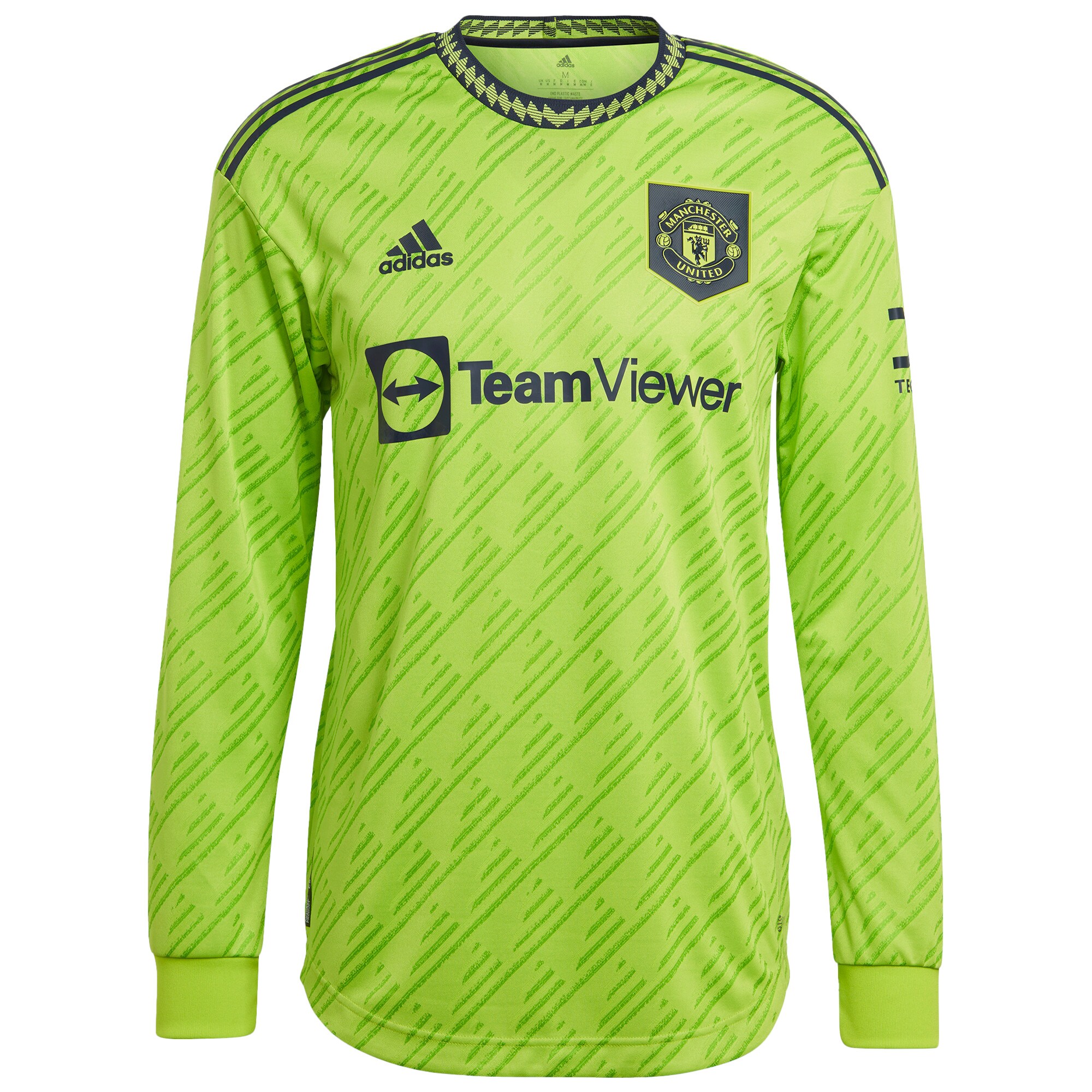 Manchester United Third Authentic Shirt 2022-23 - Long Sleeve with Antony 21 printing
