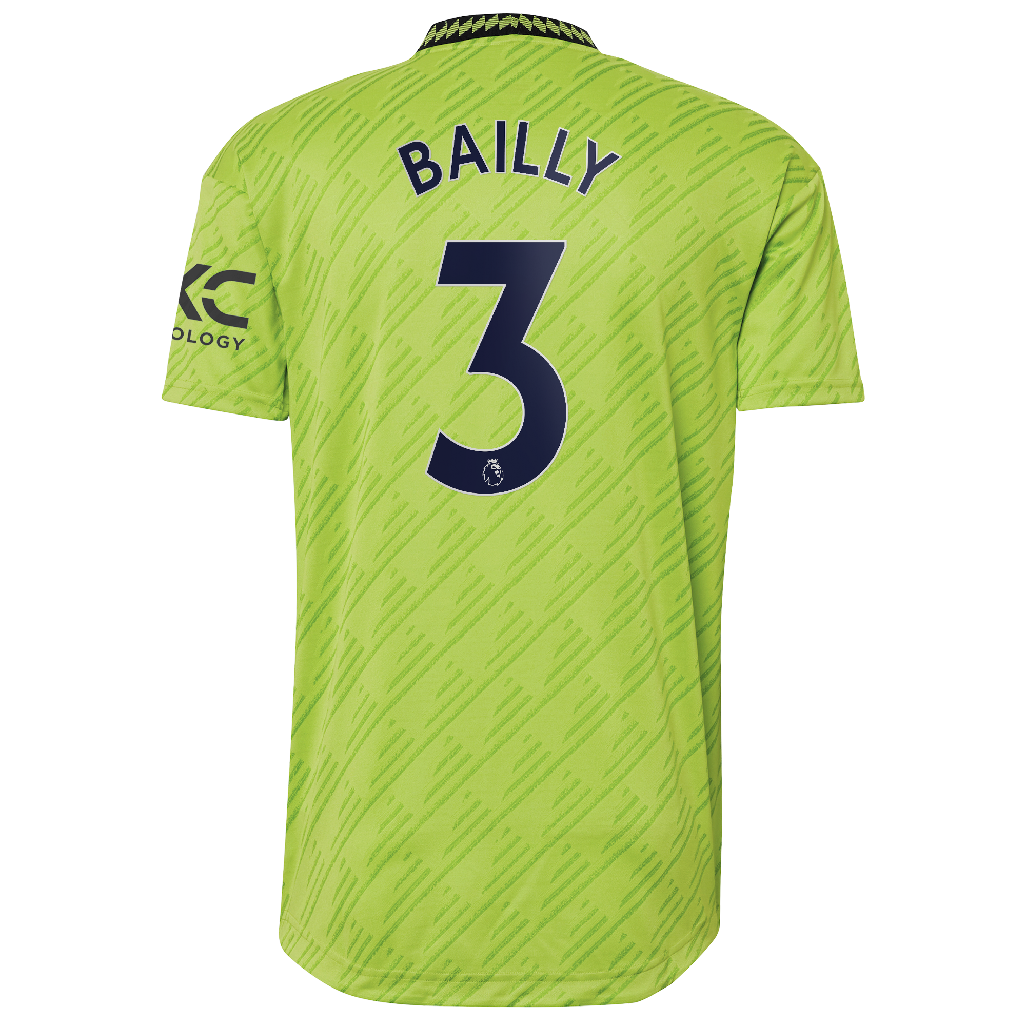 Manchester United Authentic Third Shirt 2022-23 with Bailly 3 printing