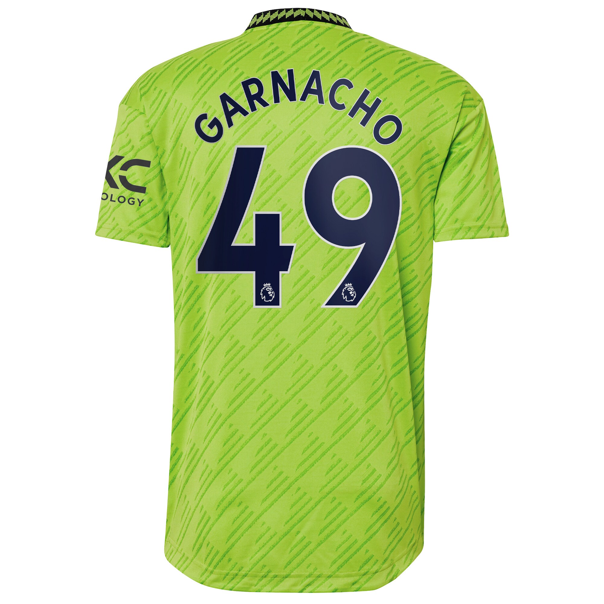 Manchester United Third Authentic Shirt 2022-23 with Garnacho 49 printing