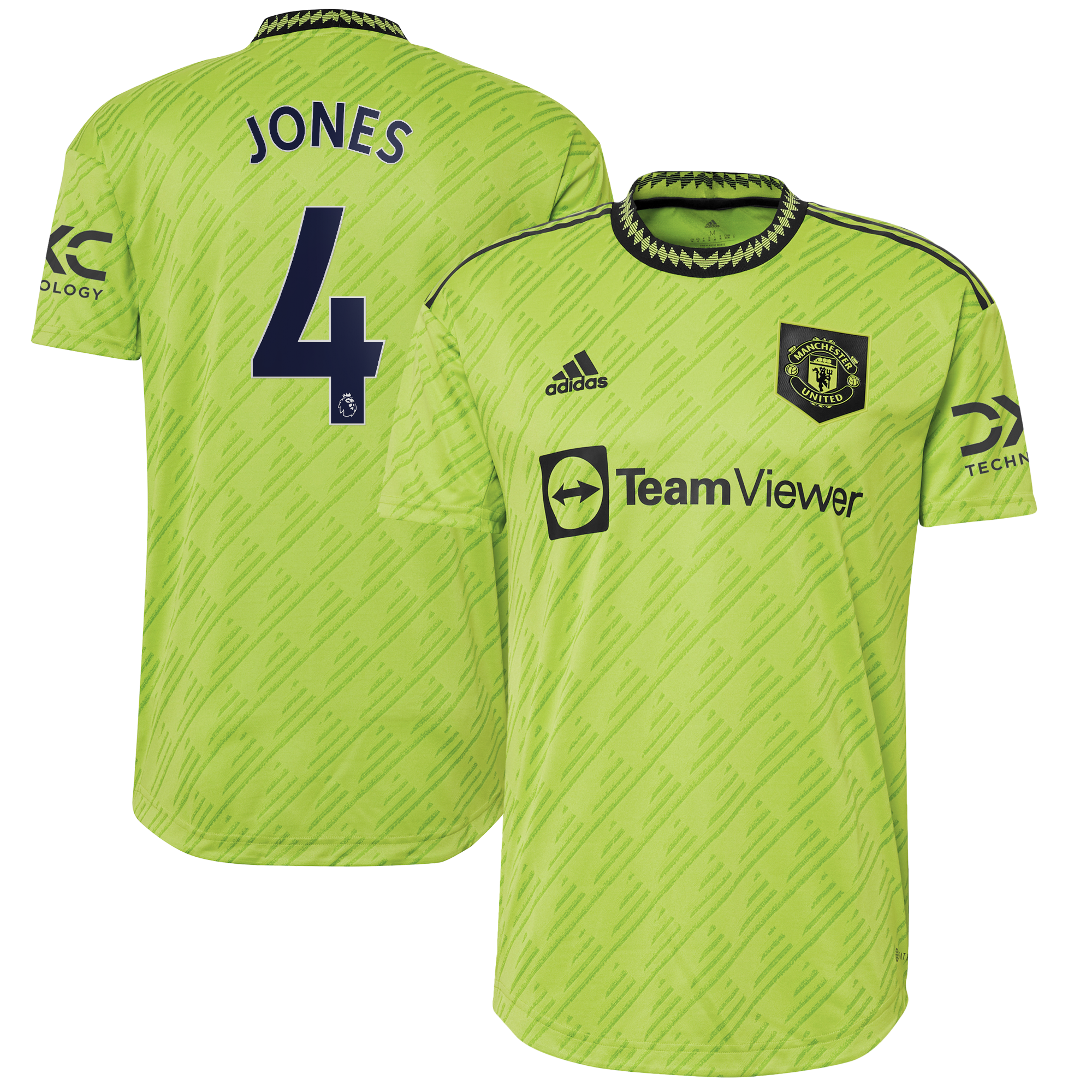 Manchester United Third Authentic Shirt 2022-23 with Jones 4 printing