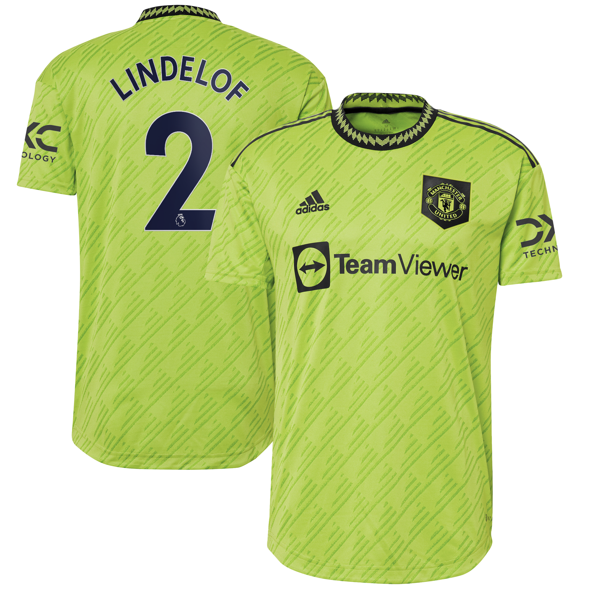 Manchester United Third Authentic Shirt 2022-23 with Lindelof 2 printing