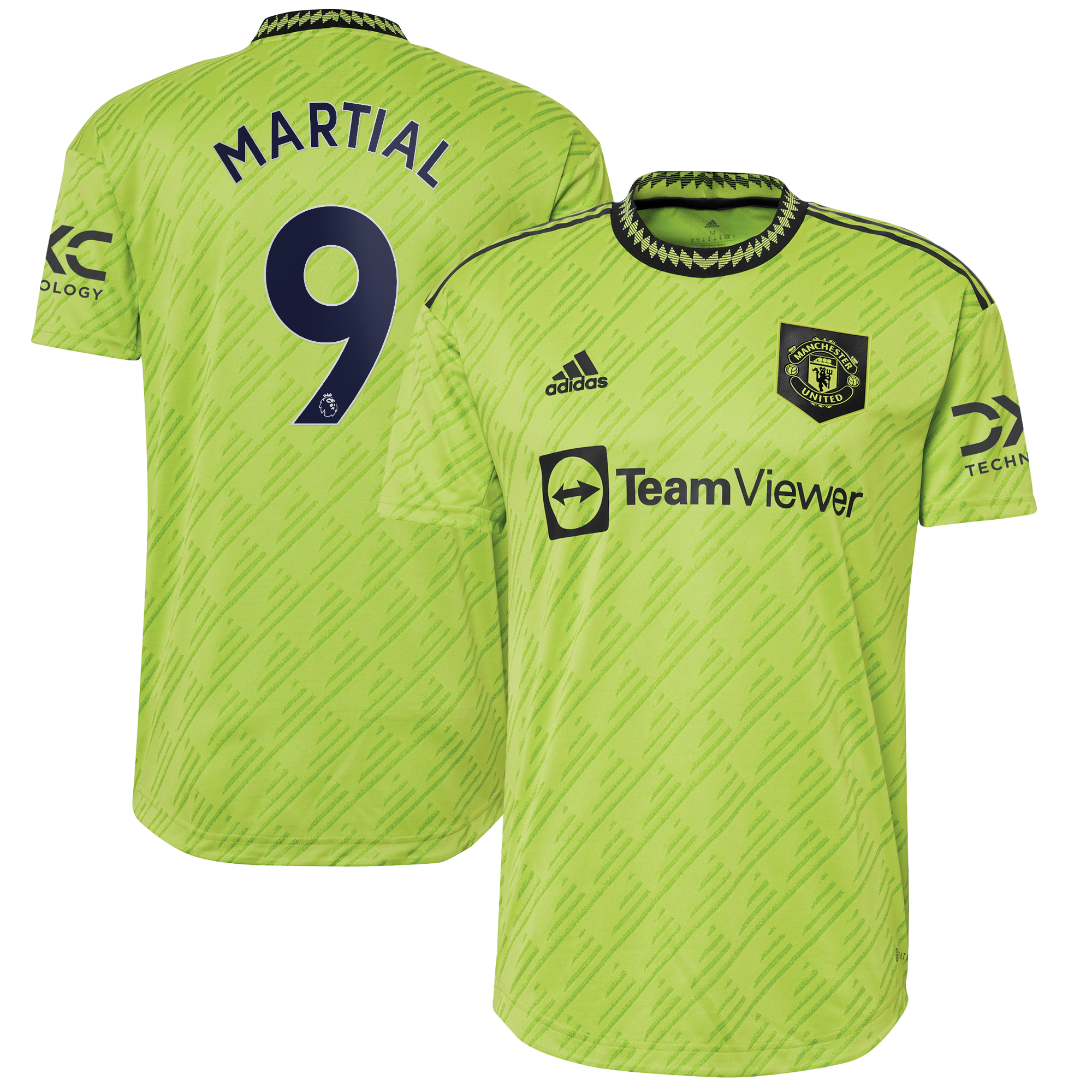 Manchester United Third Authentic Shirt 2022-23 with Martial 9 printing