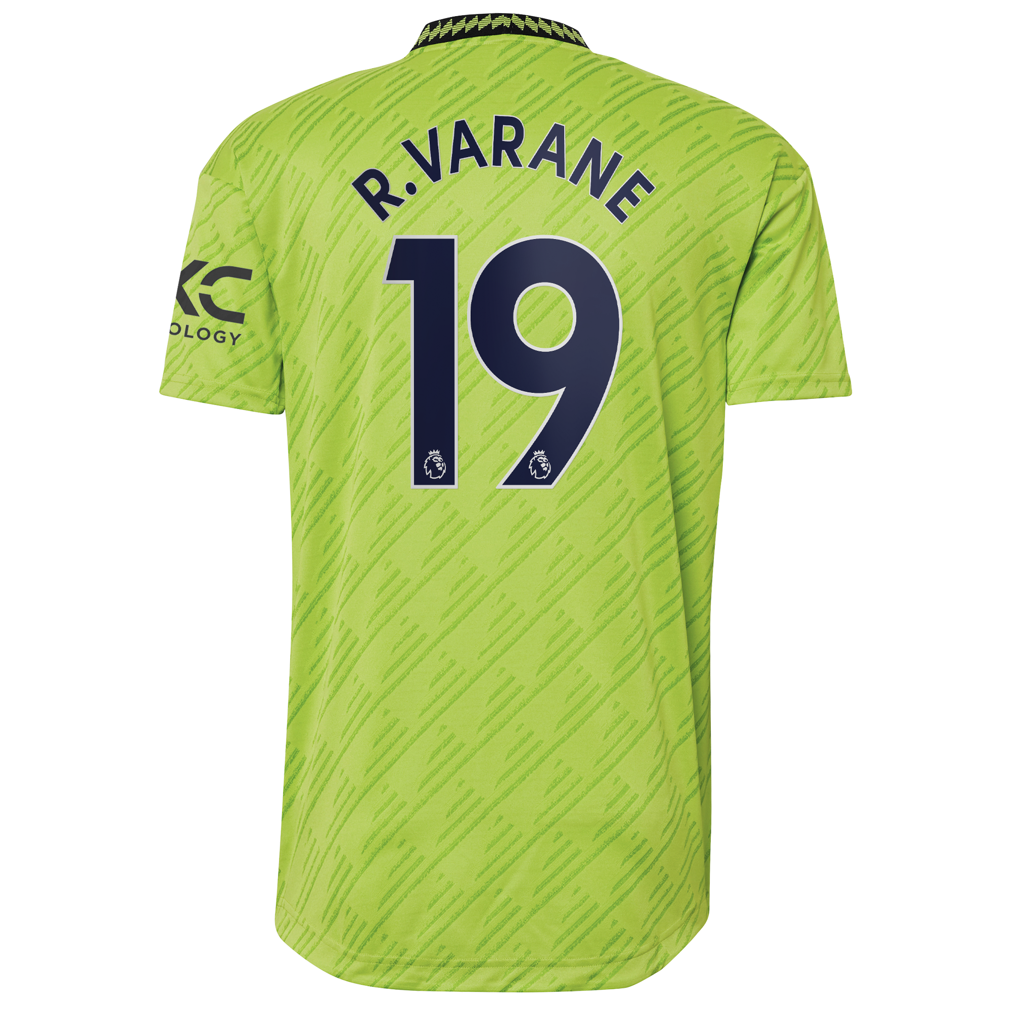 Manchester United Third Authentic Shirt 2022-23 with R. Varane 19 printing