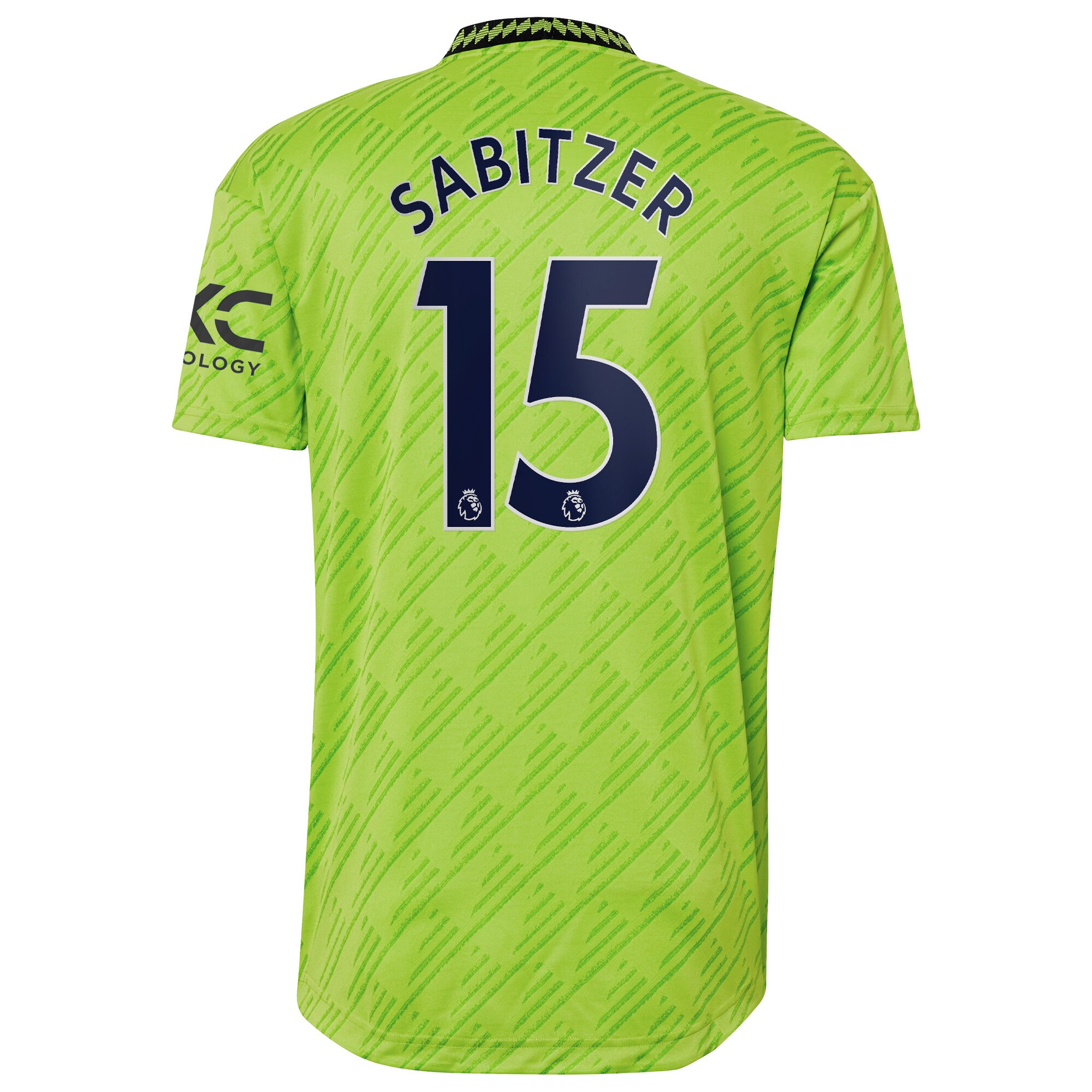 Manchester United Third Authentic Shirt 2022-23 with Sabitzer 15 printing
