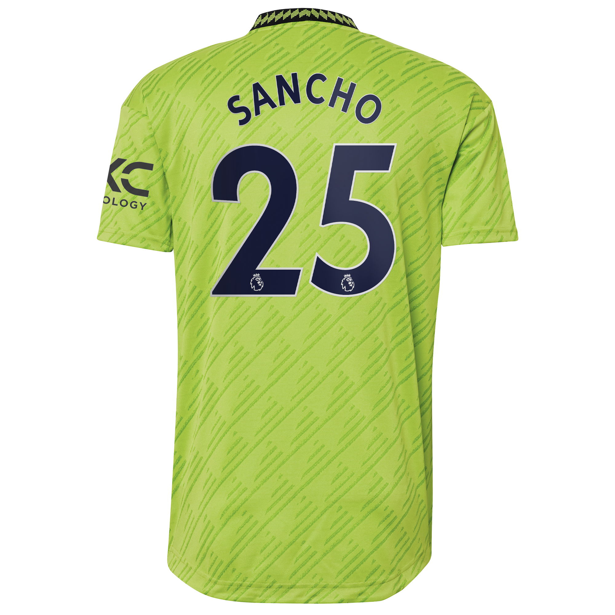Manchester United Third Authentic Shirt 2022-23 with Sancho 25 printing