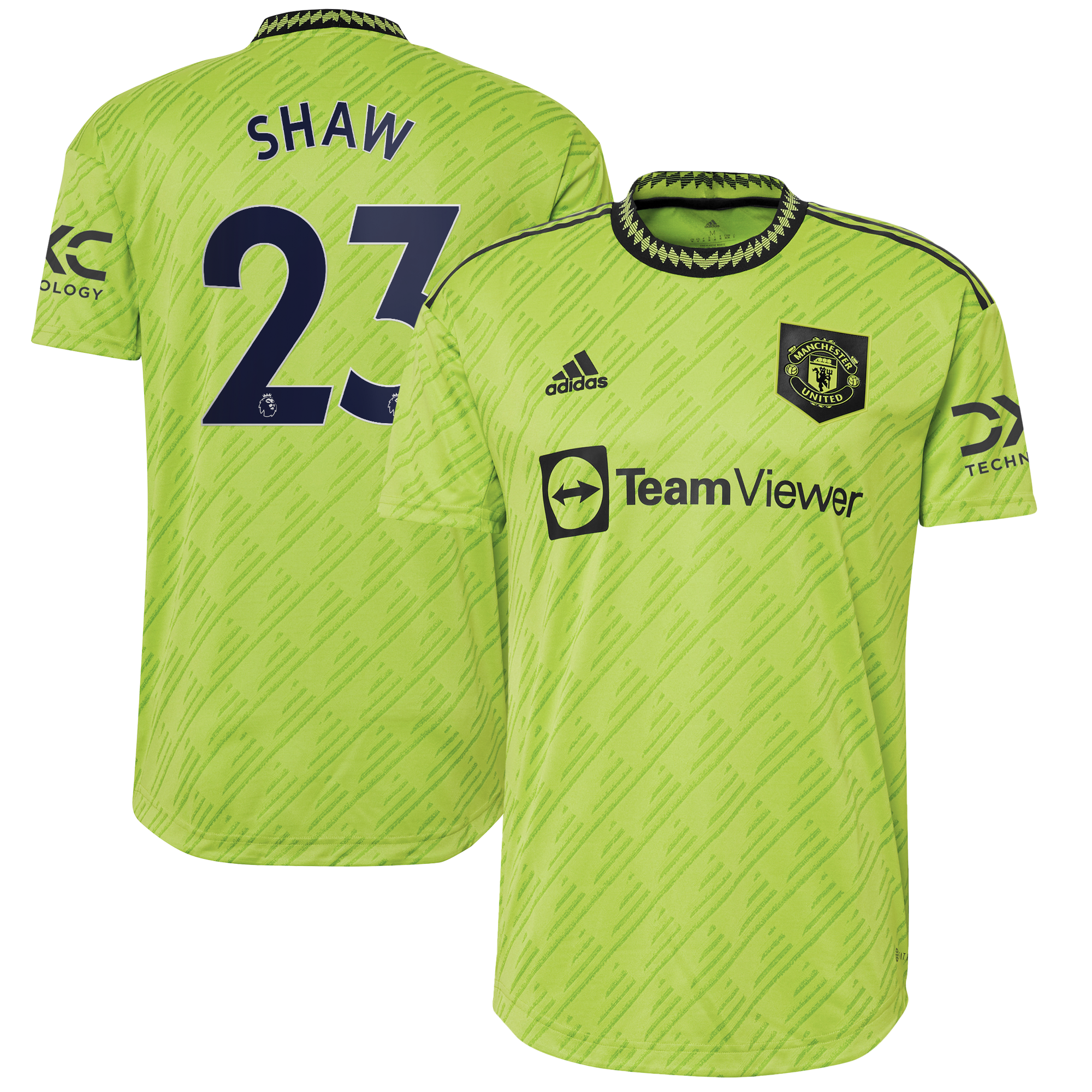 Manchester United Third Authentic Shirt 2022-23 with Shaw 23 printing