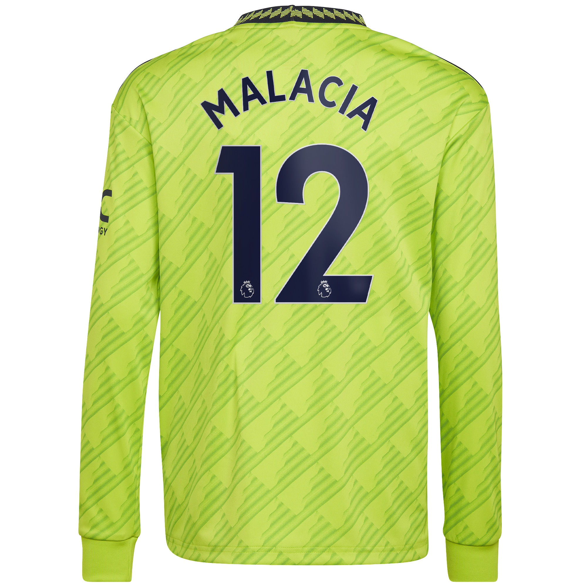 Manchester United Third Shirt 2022-23 - Long Sleeve with Malacia 12 printing