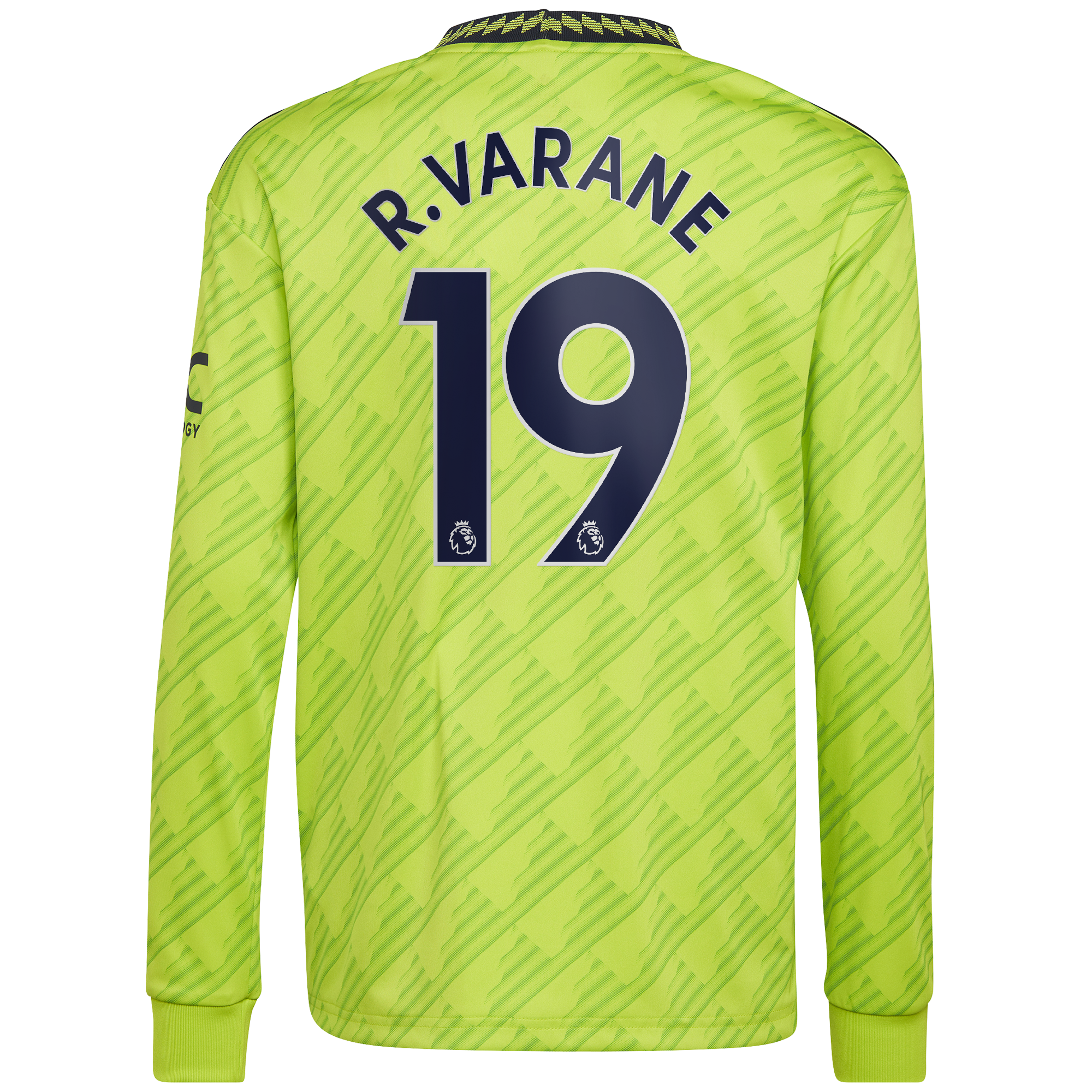 Manchester United Third Shirt 2022-23 - Long Sleeve with R. Varane 19 printing