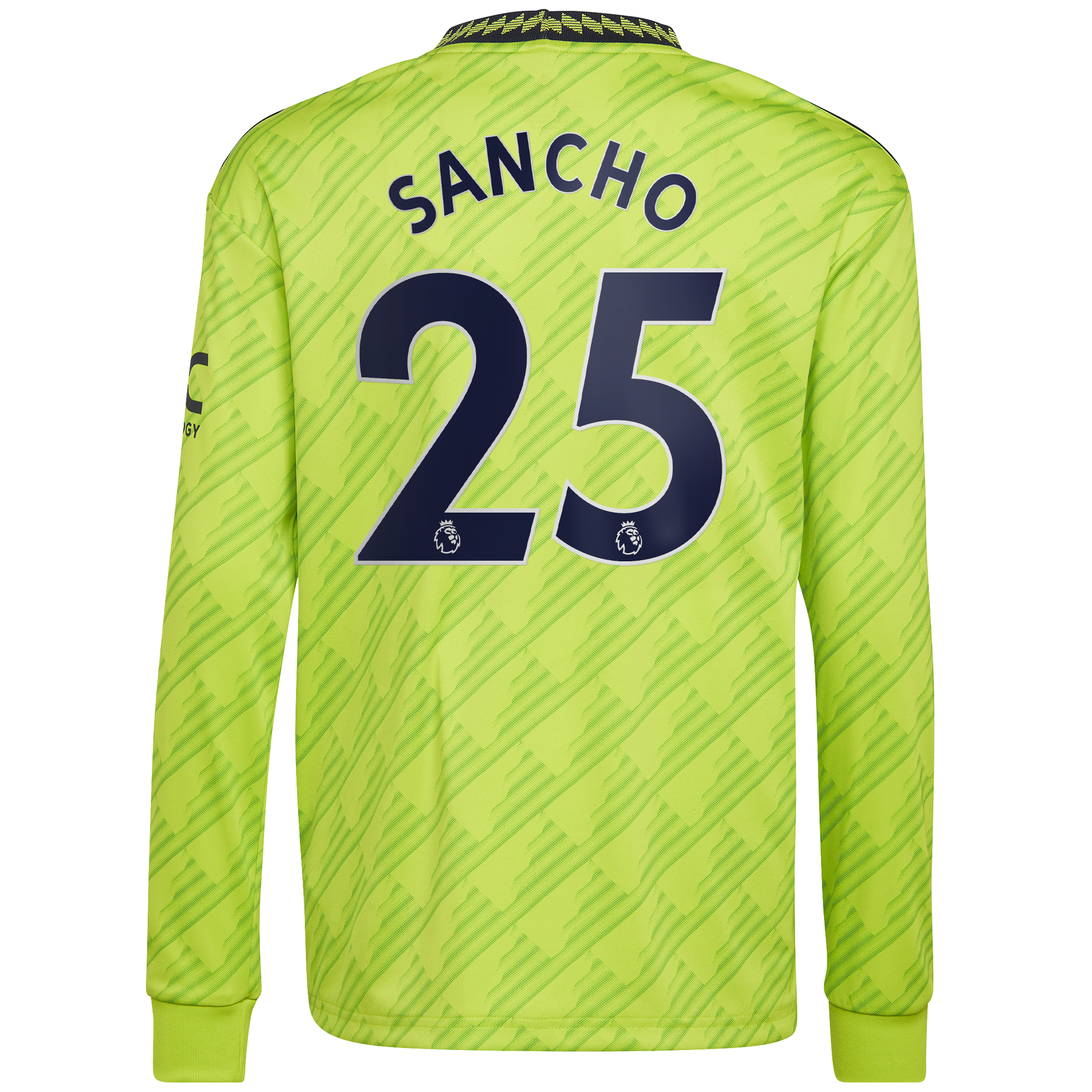 Manchester United Third Shirt 2022-23 - Long Sleeve with Sancho 25 printing