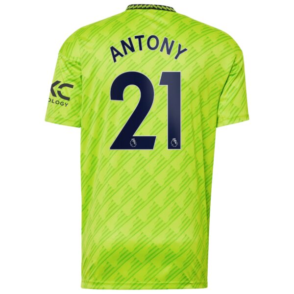 Manchester United Third Shirt 2022-23 with Antony 21 printing