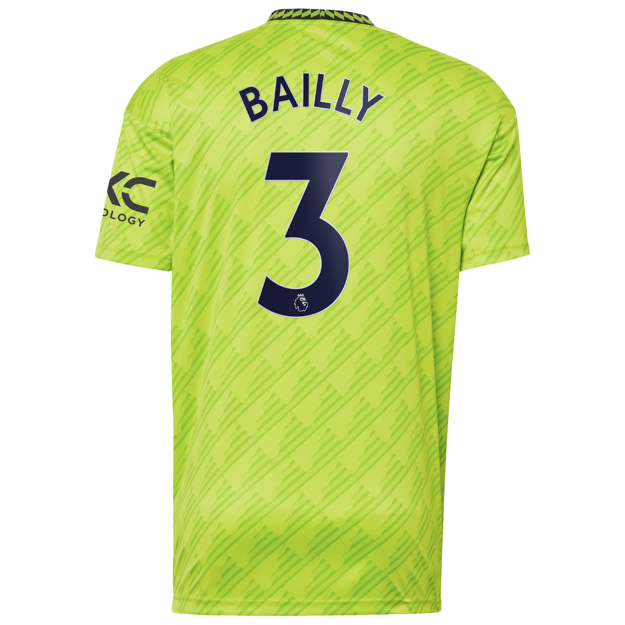 Manchester United Third Shirt 2022-23 with Bailly 3 printing