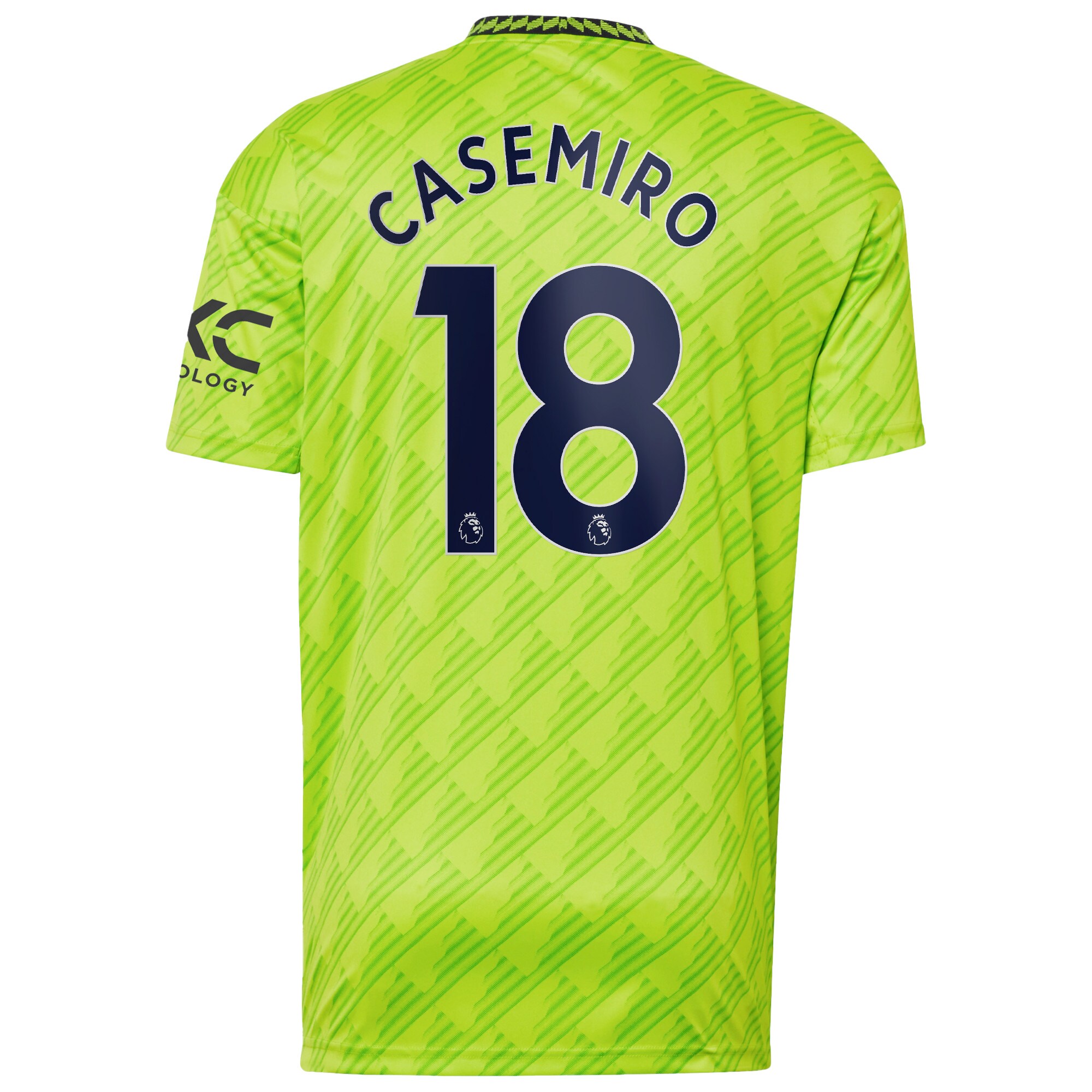 Manchester United Third Shirt 2022-23 with Casemiro 18 printing