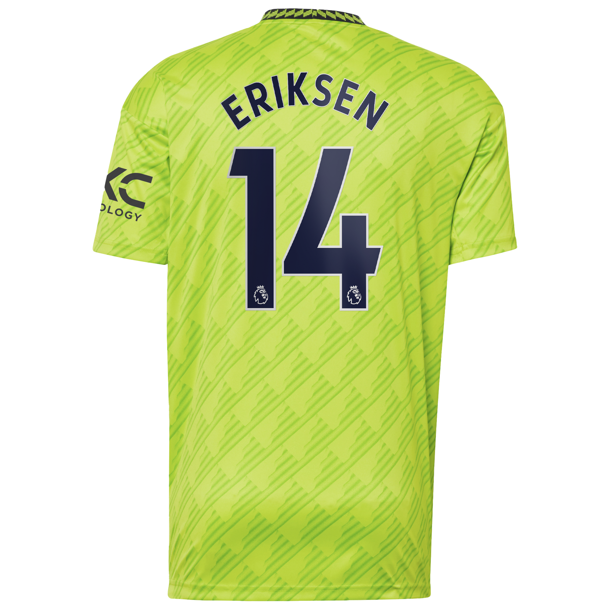 Manchester United Third Shirt 2022-23 with Eriksen 14 printing